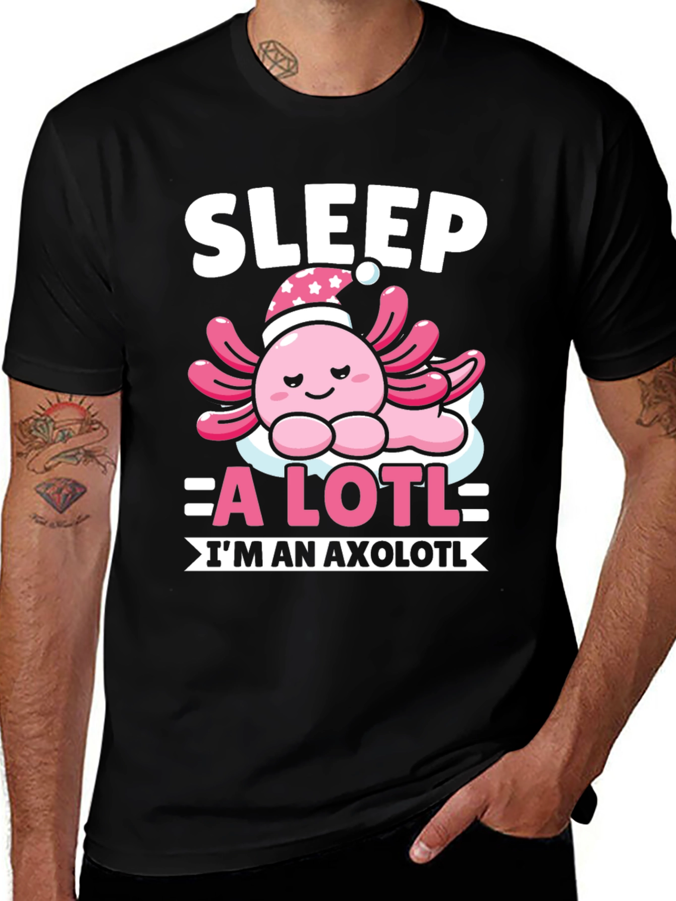 Variant 30 of Sleep A Lotl Axolotl T-Shirt