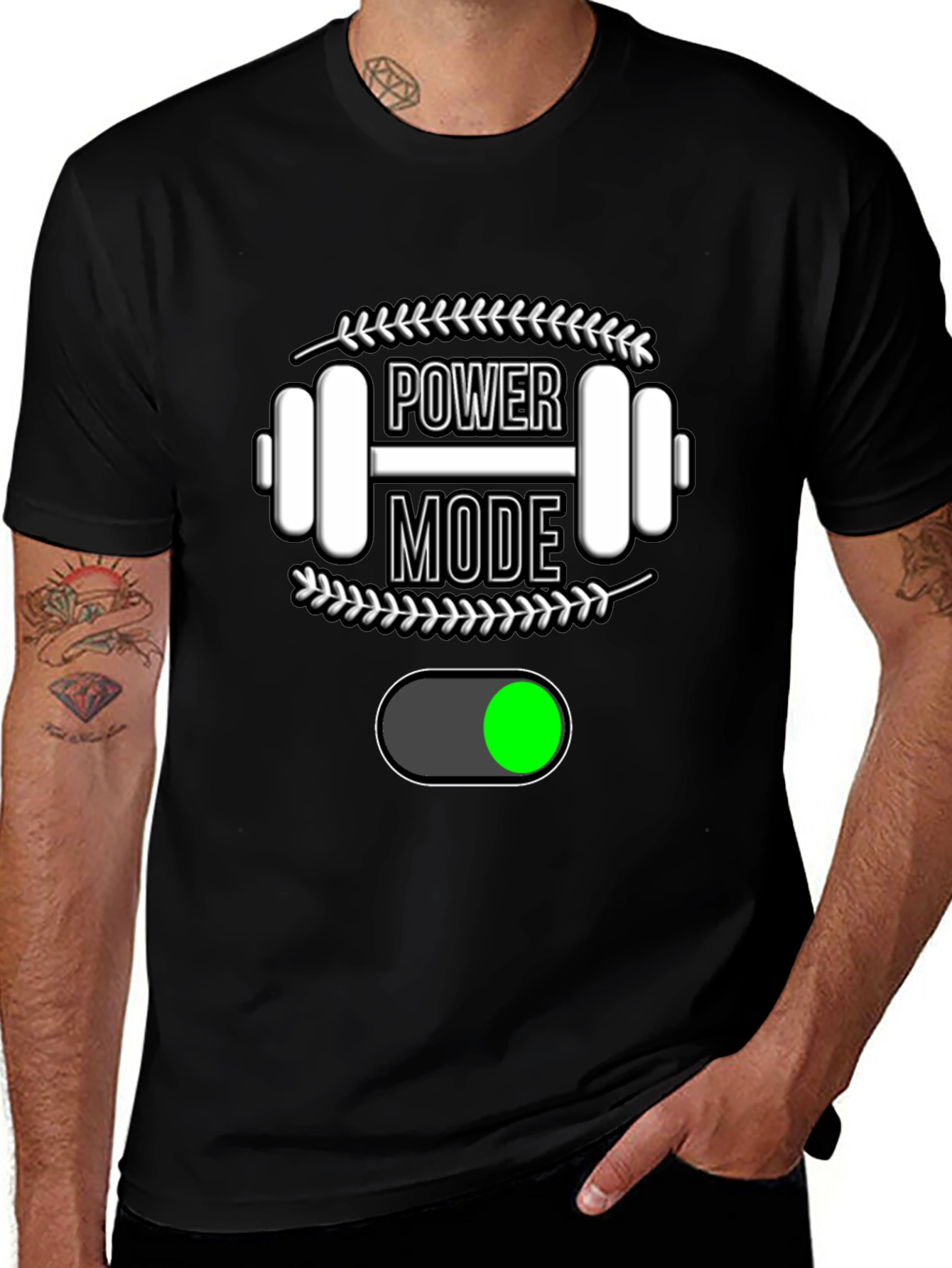 Variant 16 of Power Mode On Gym T-Shirt