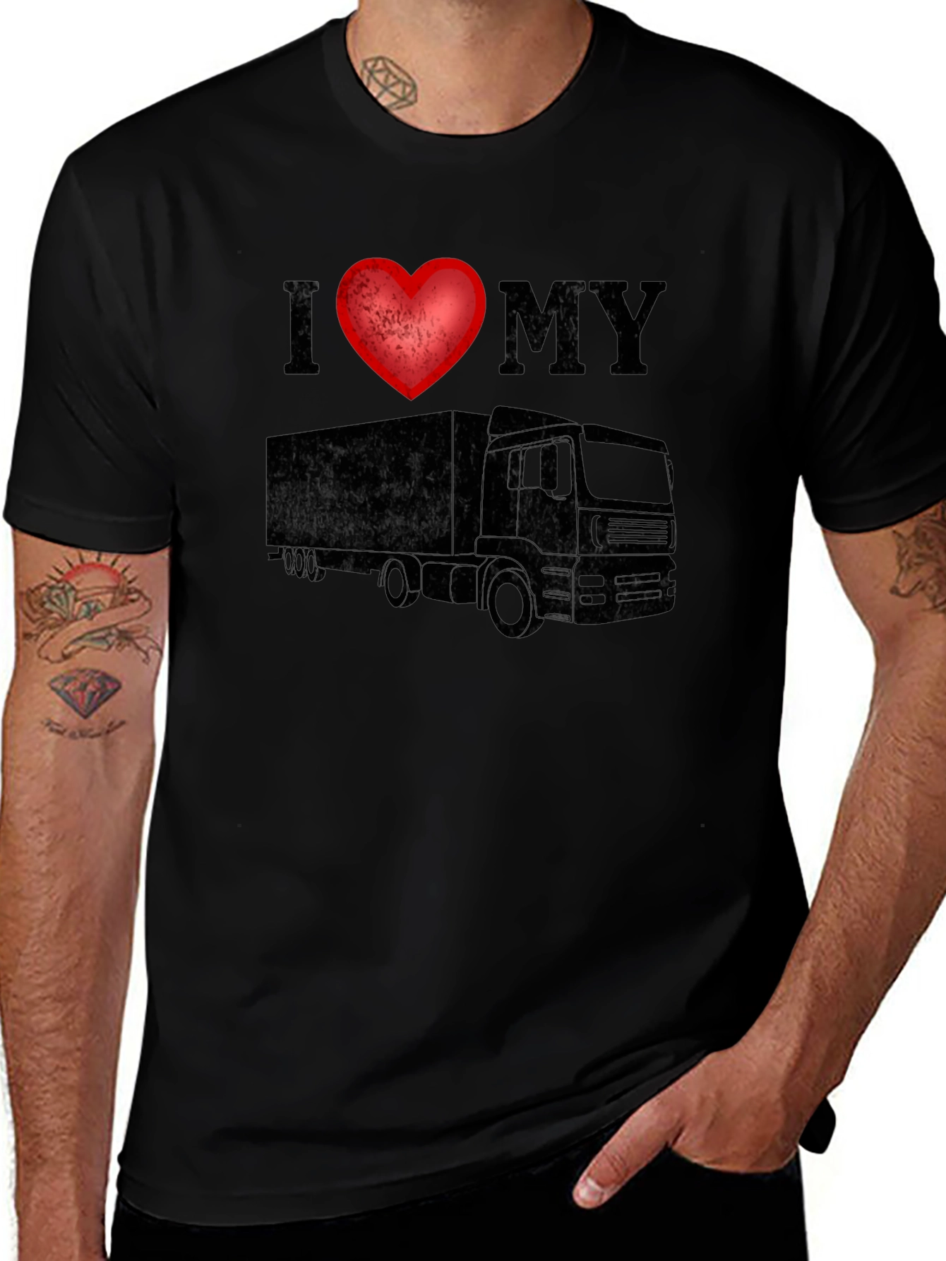 Variant 6 of I Heart My Truck T-Shirt