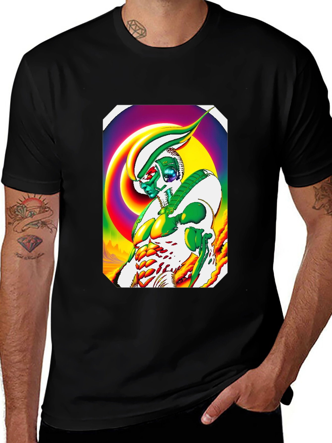 Variant 11 of Vibrant Graphic Print T-Shirt
