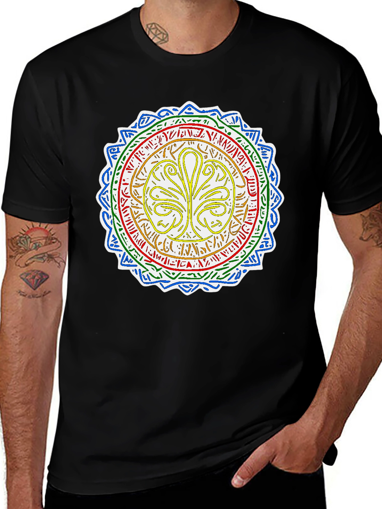 Variant 21 of Tree of Life Mandala T-Shirt