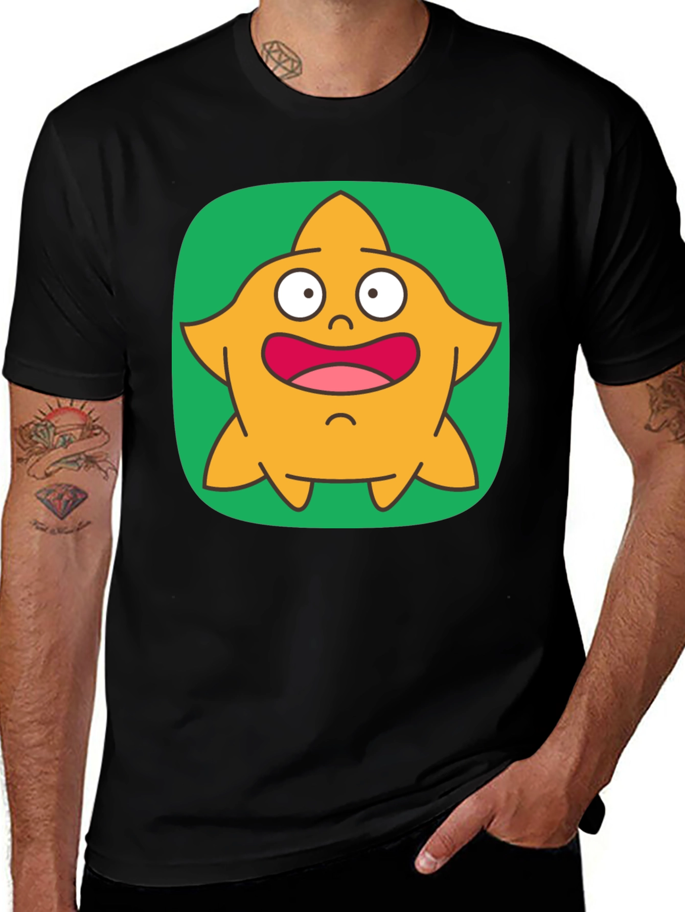 Variant 6 of Star Character Graphic T-Shirt