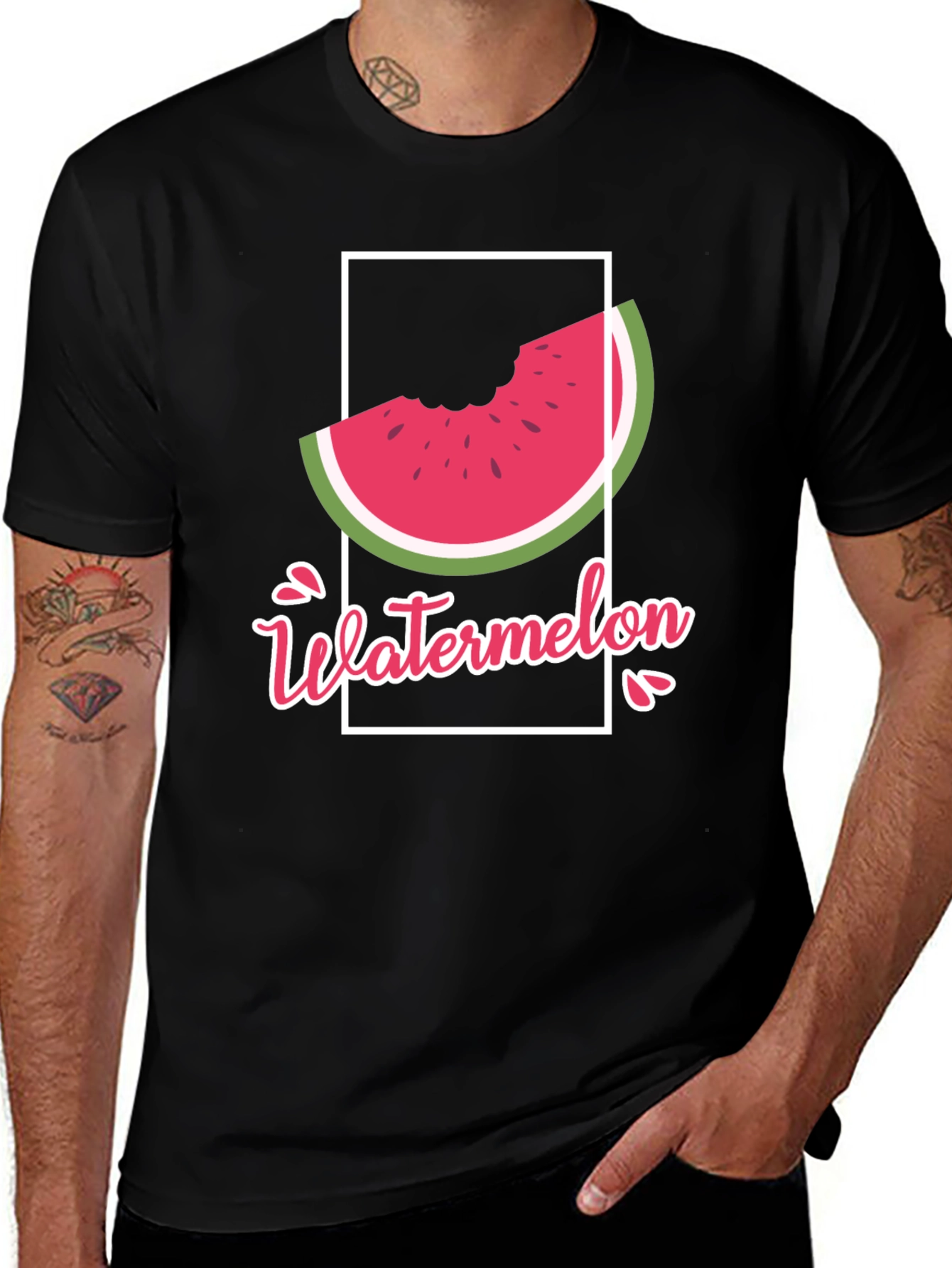 Variant 15 of Watermelon Graphic Tee - Fresh Summer Style