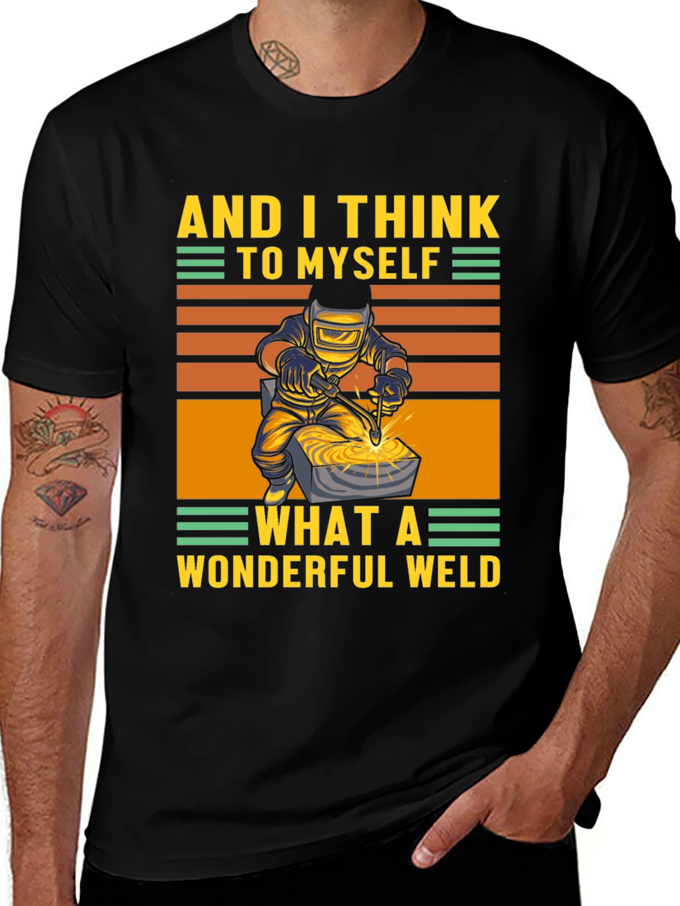 Variant 18 of Welder T-Shirt - "What A Wonderful Weld" Tee