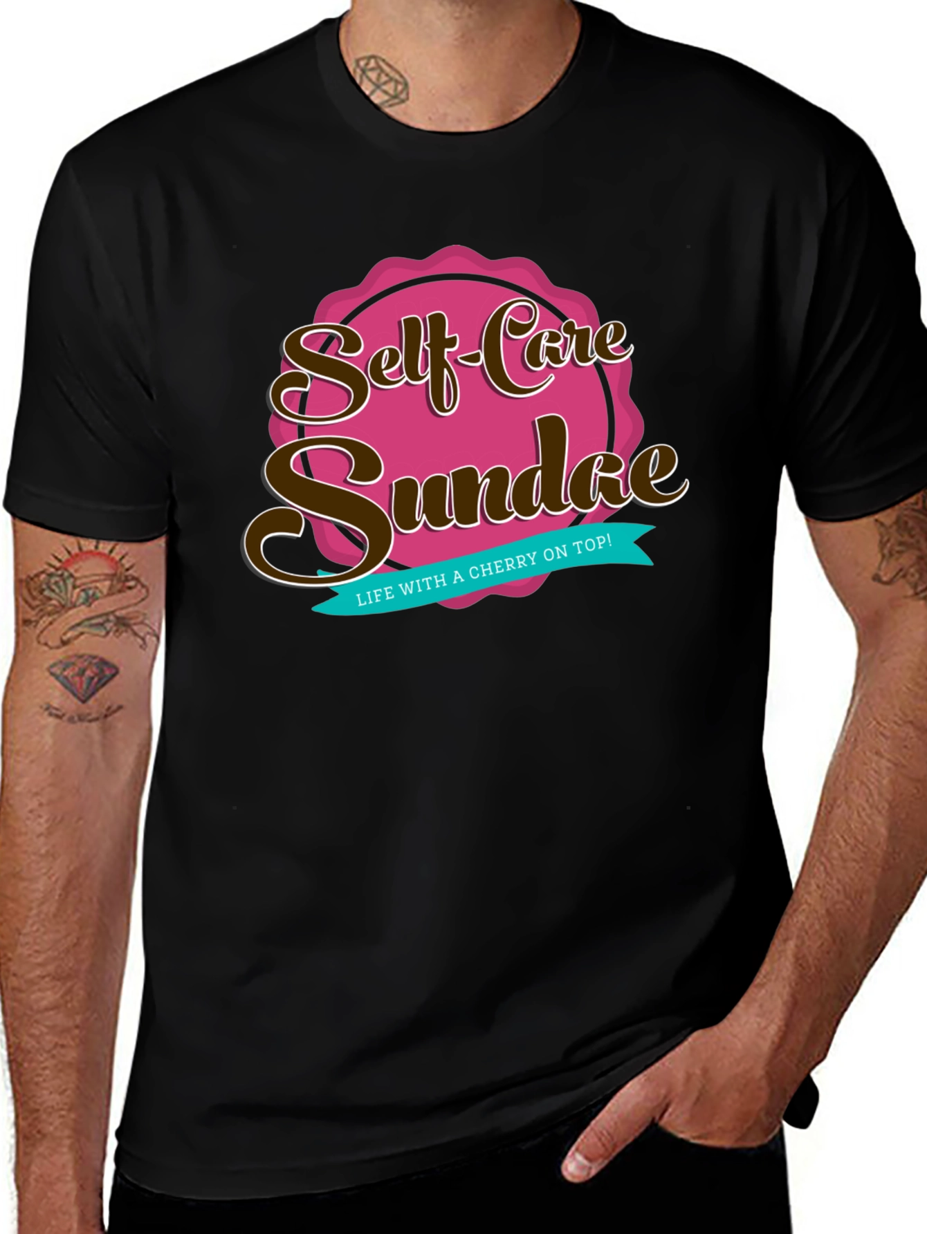 Variant 16 of Self-Care Sundae Graphic Tee