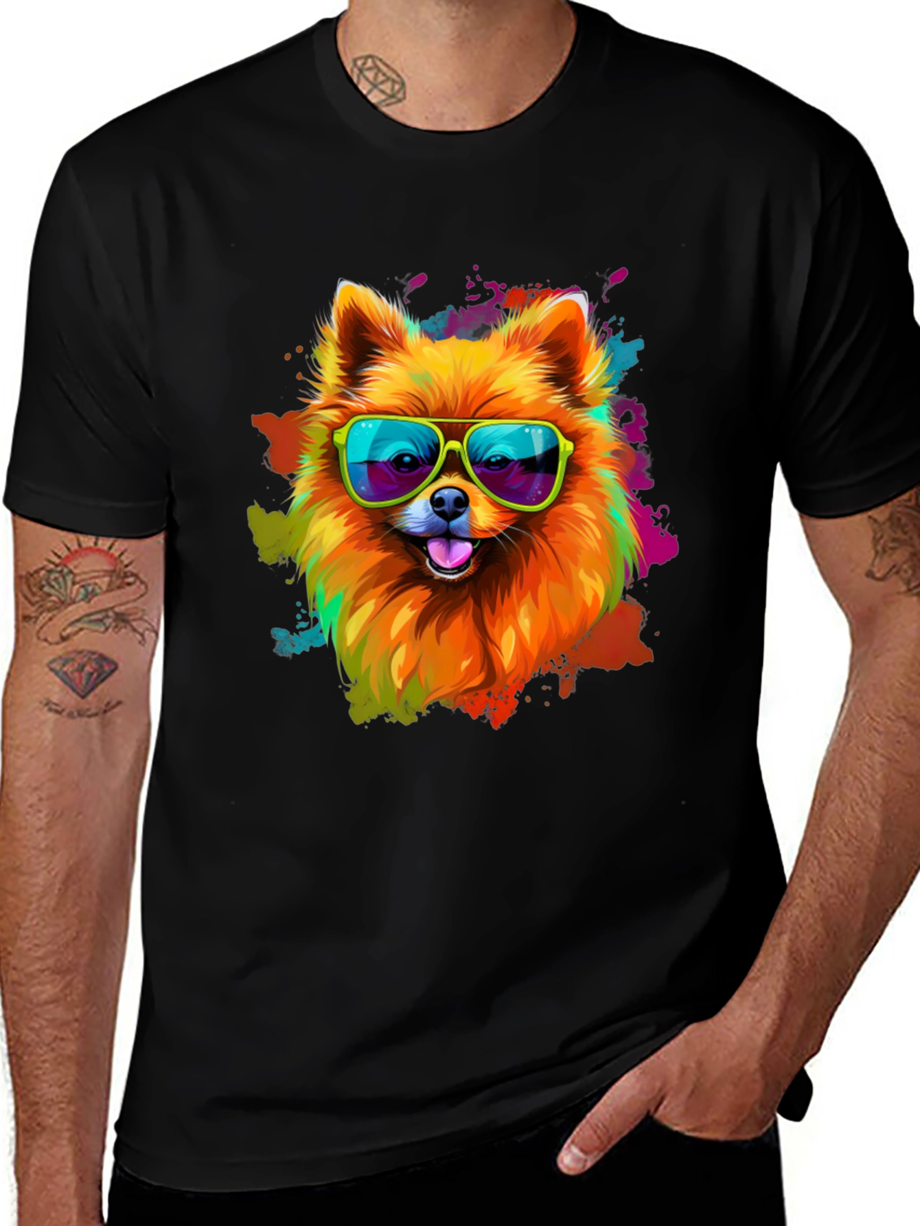 Variant 19 of Cool Dog Graphic Tee - Funky Pet Lover T-Shirt