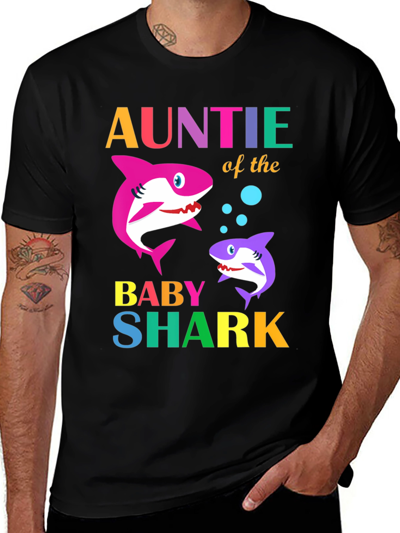 Variant 27 of Auntie of the Baby Shark T-Shirt