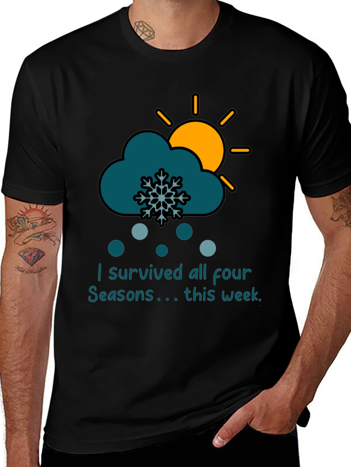 Variant 22 of I Survived All Four Seasons T-Shirt