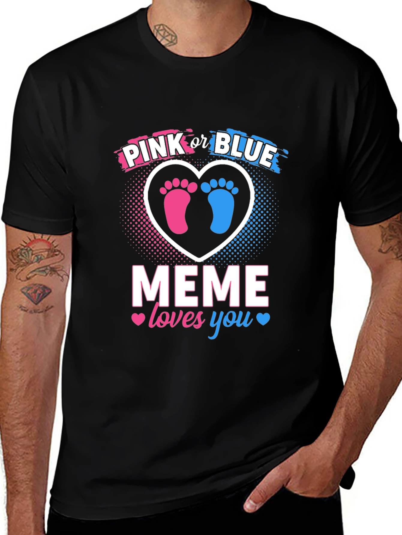 Pink or Blue Meme Loves You T-Shirt