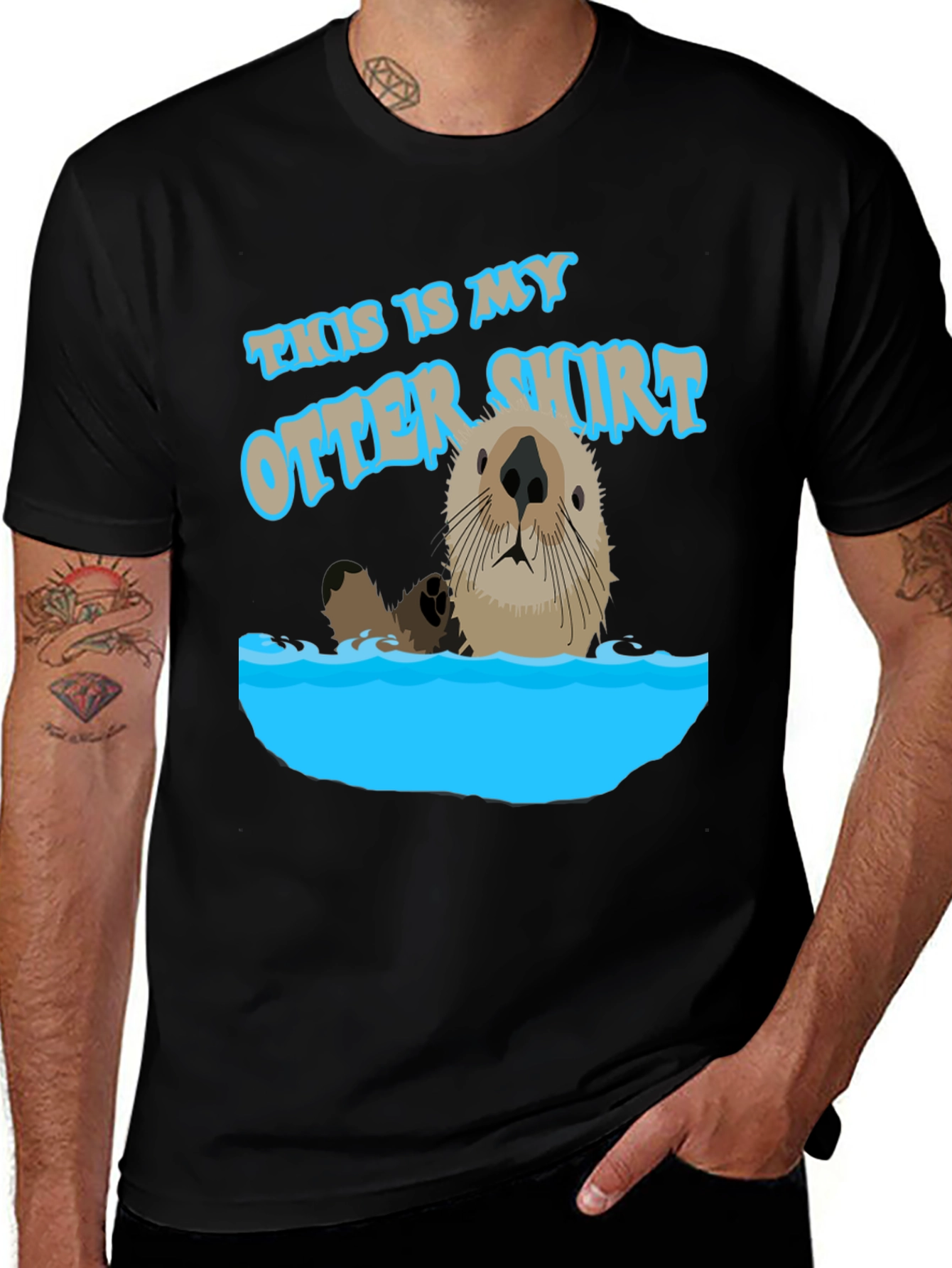 Variant 15 of Funny Otter Shirt - This is My Otter Shirt