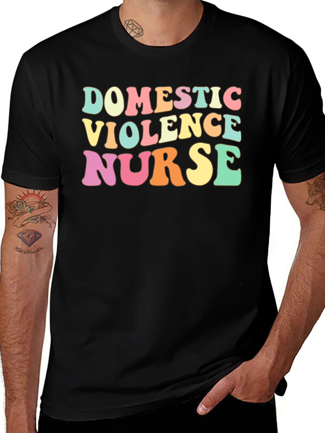 Domestic Violence Nurse T-Shirt - Support Healthcare Heroes!