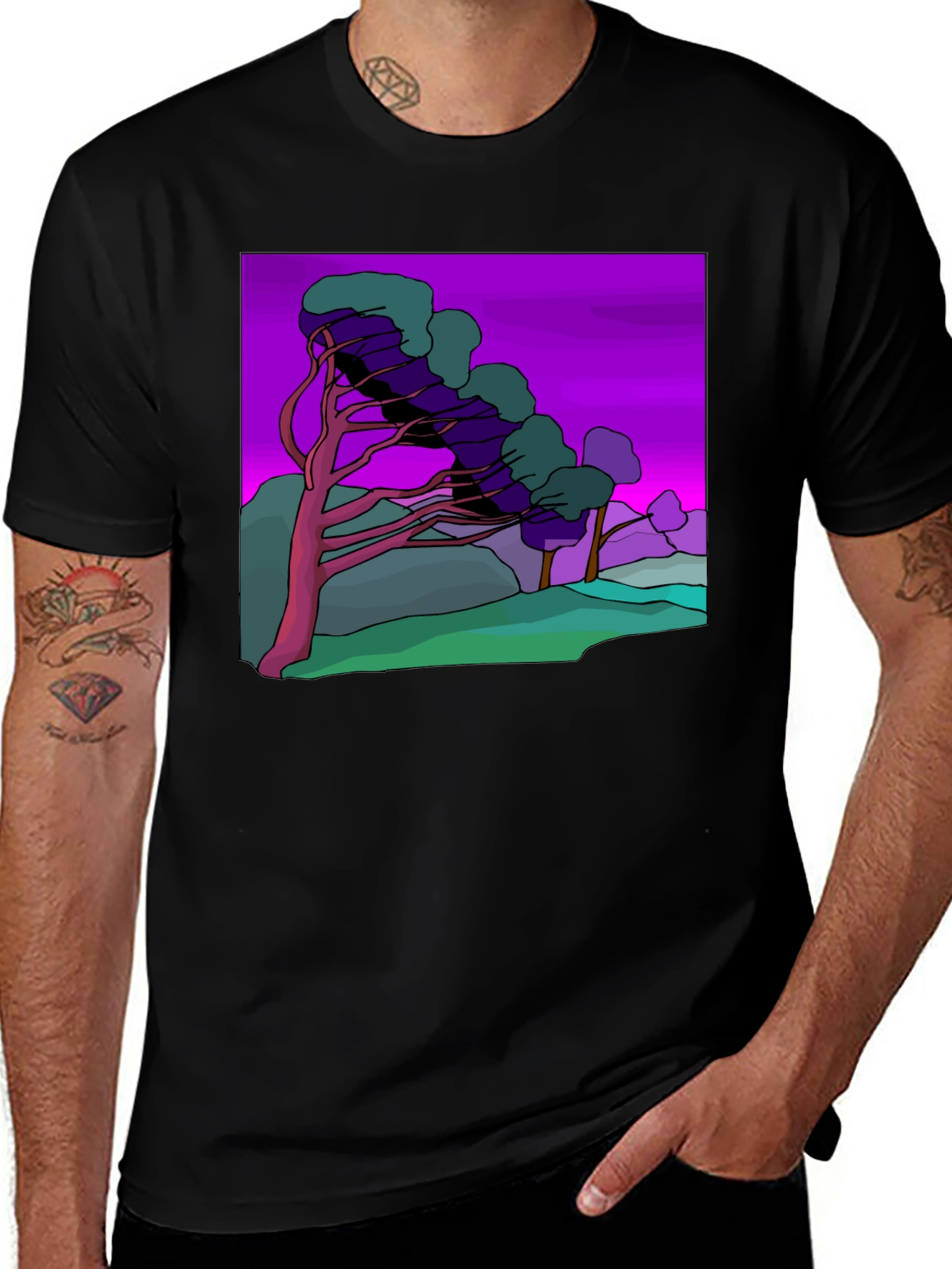 Variant 12 of Whimsical Landscape Tee