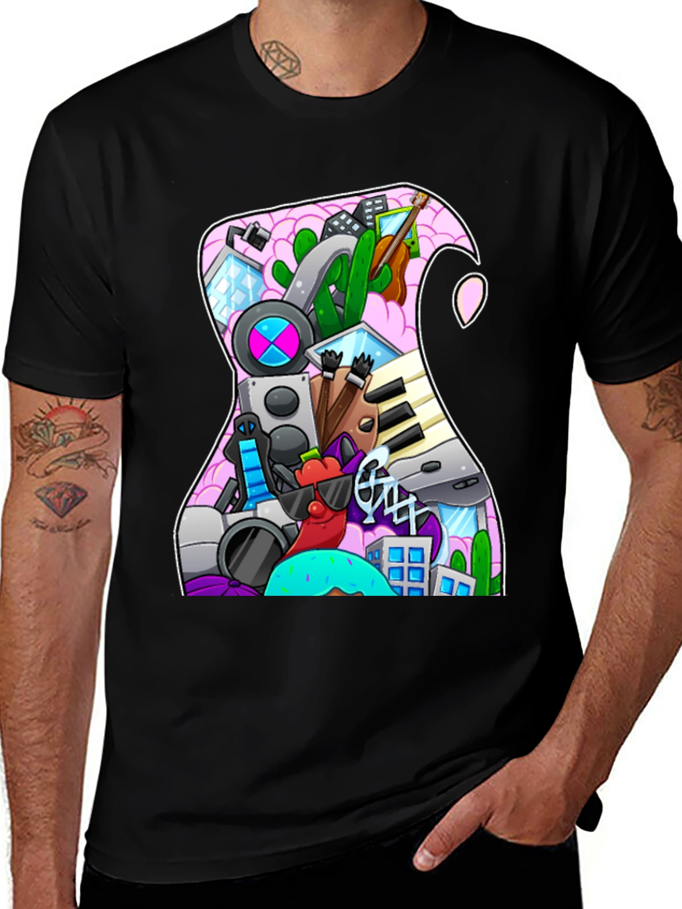 Variant 5 of Funky Music Lover's T-Shirt