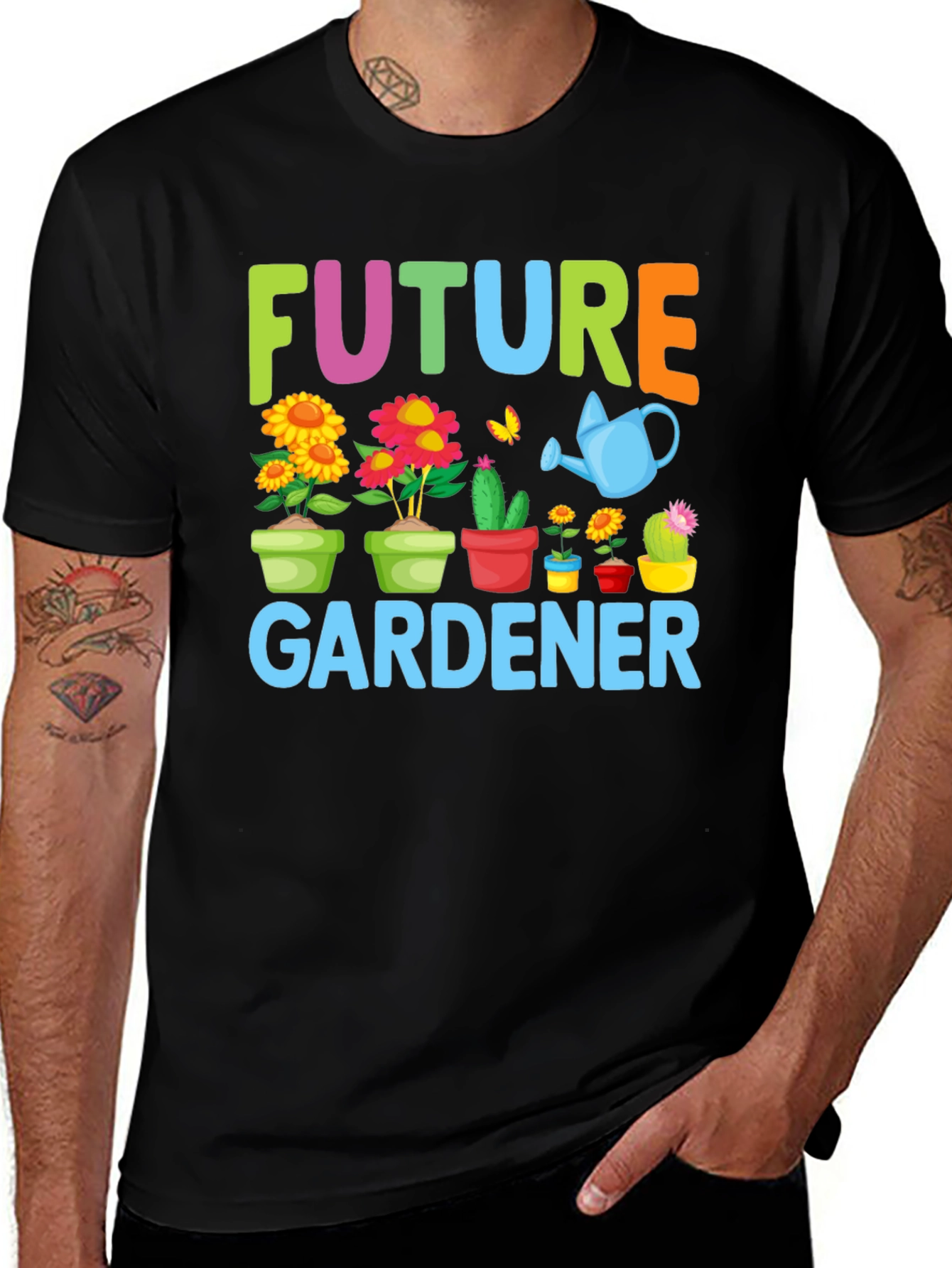 Variant 29 of Future Gardener T-Shirt: Cute Kids Gardening Tee