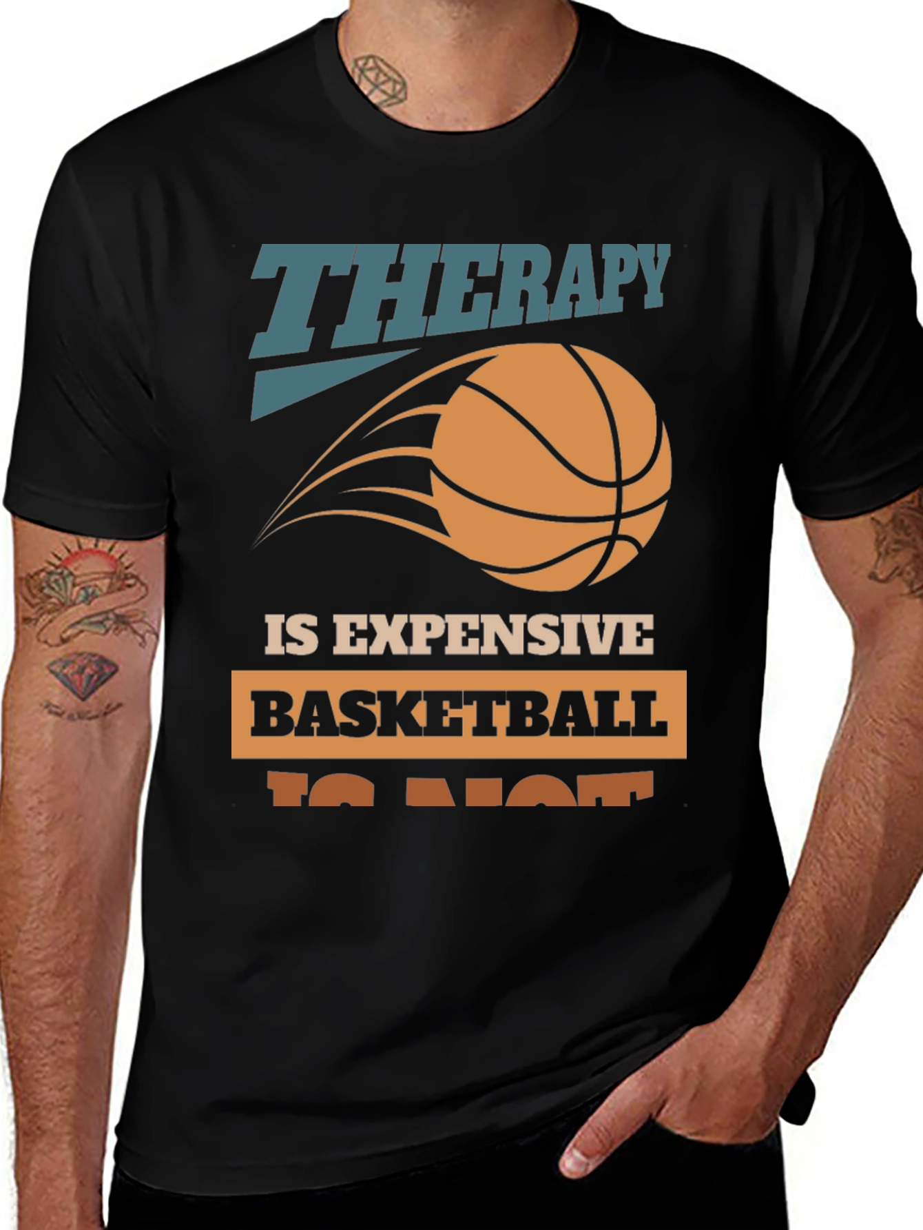 Variant 7 of Therapy is Expensive Basketball Tee
