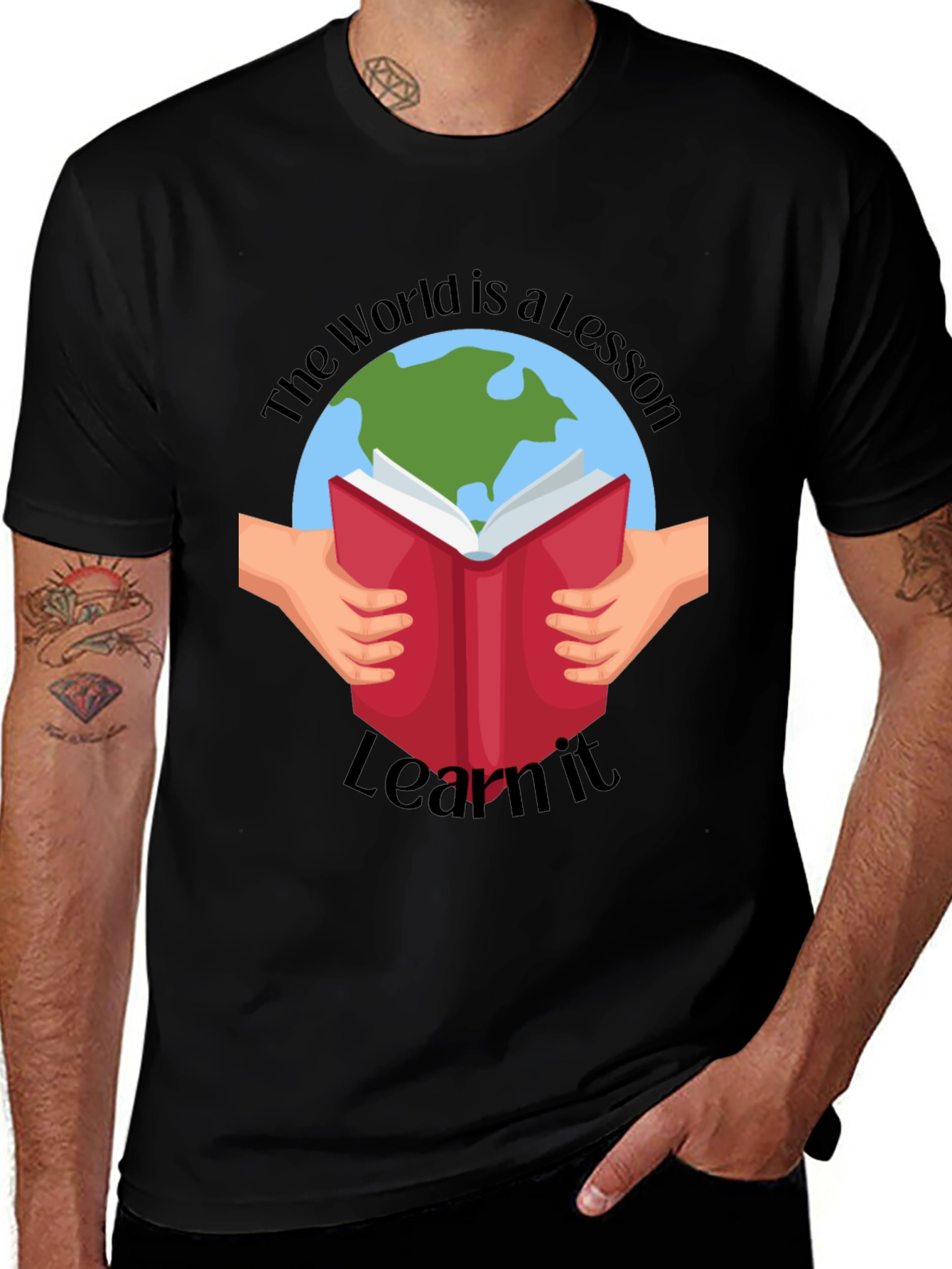 Variant 24 of The World is a Lesson Learn It T-Shirt