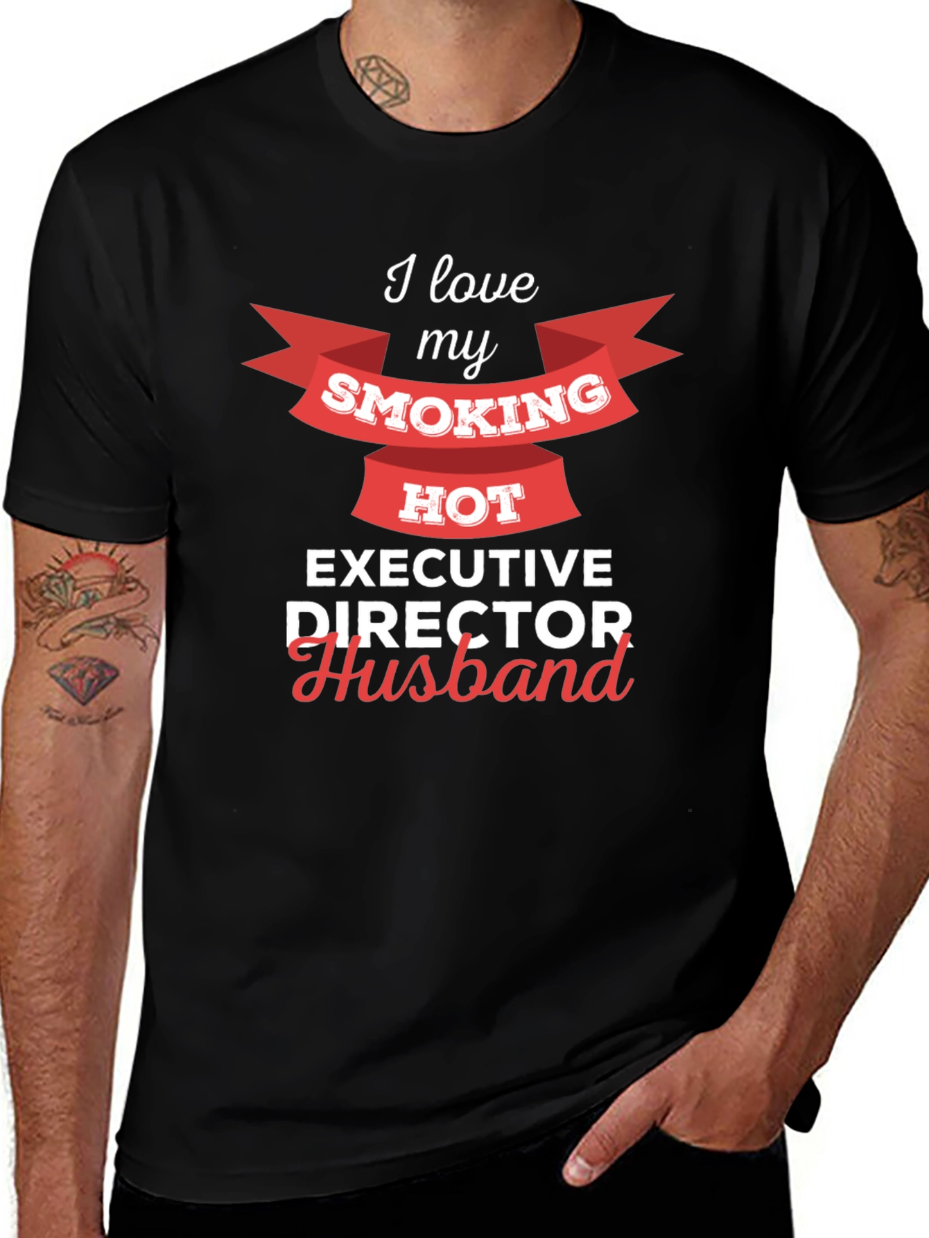 Variant 25 of I Love My Smoking Hot Executive Director Husband T-Shirt