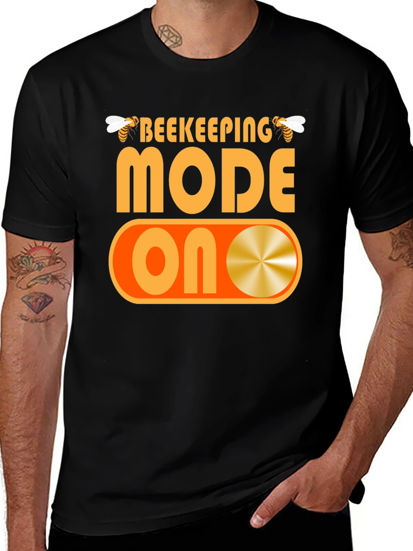 Beekeeping Mode ON T-Shirt, Honey Bee Keeper Tee