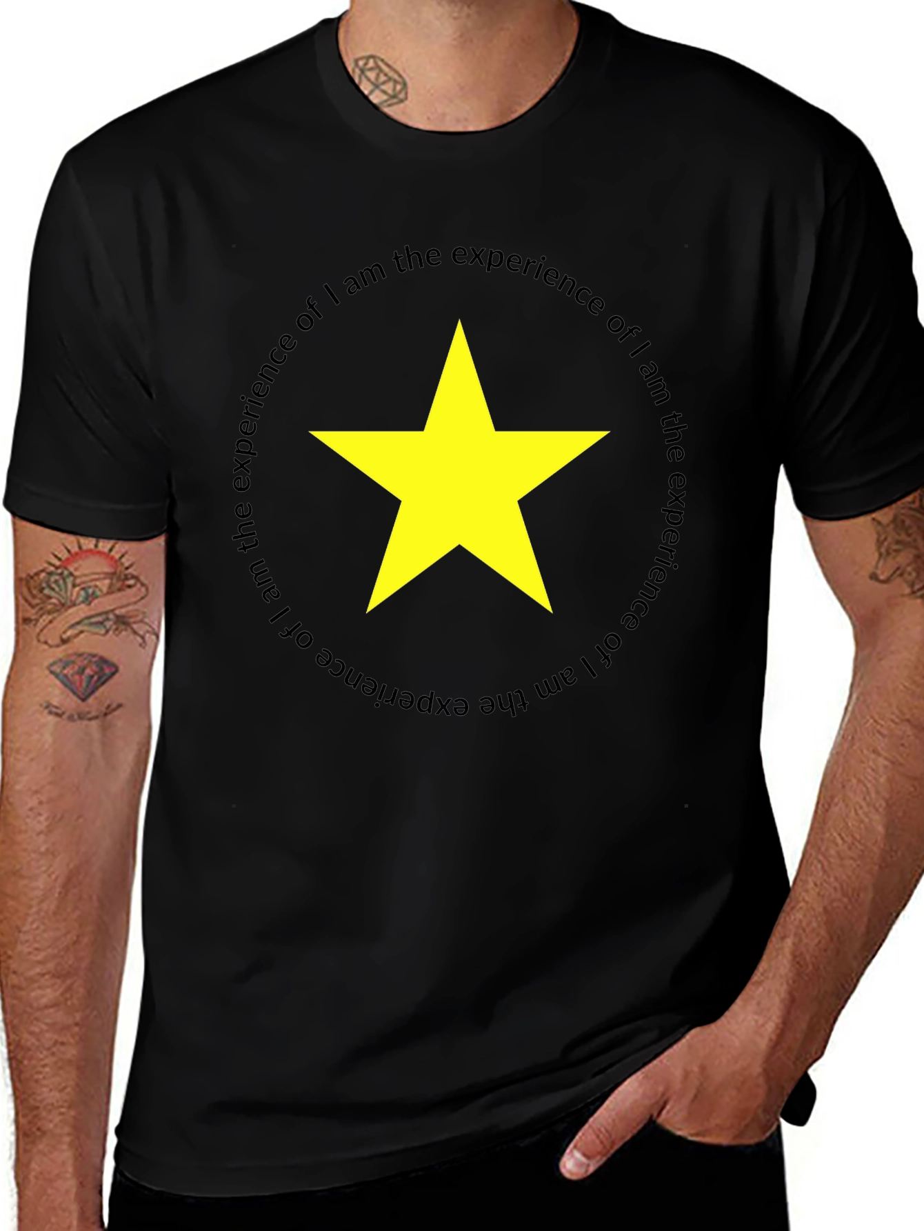Variant 18 of Experience T-Shirt with Star Graphic