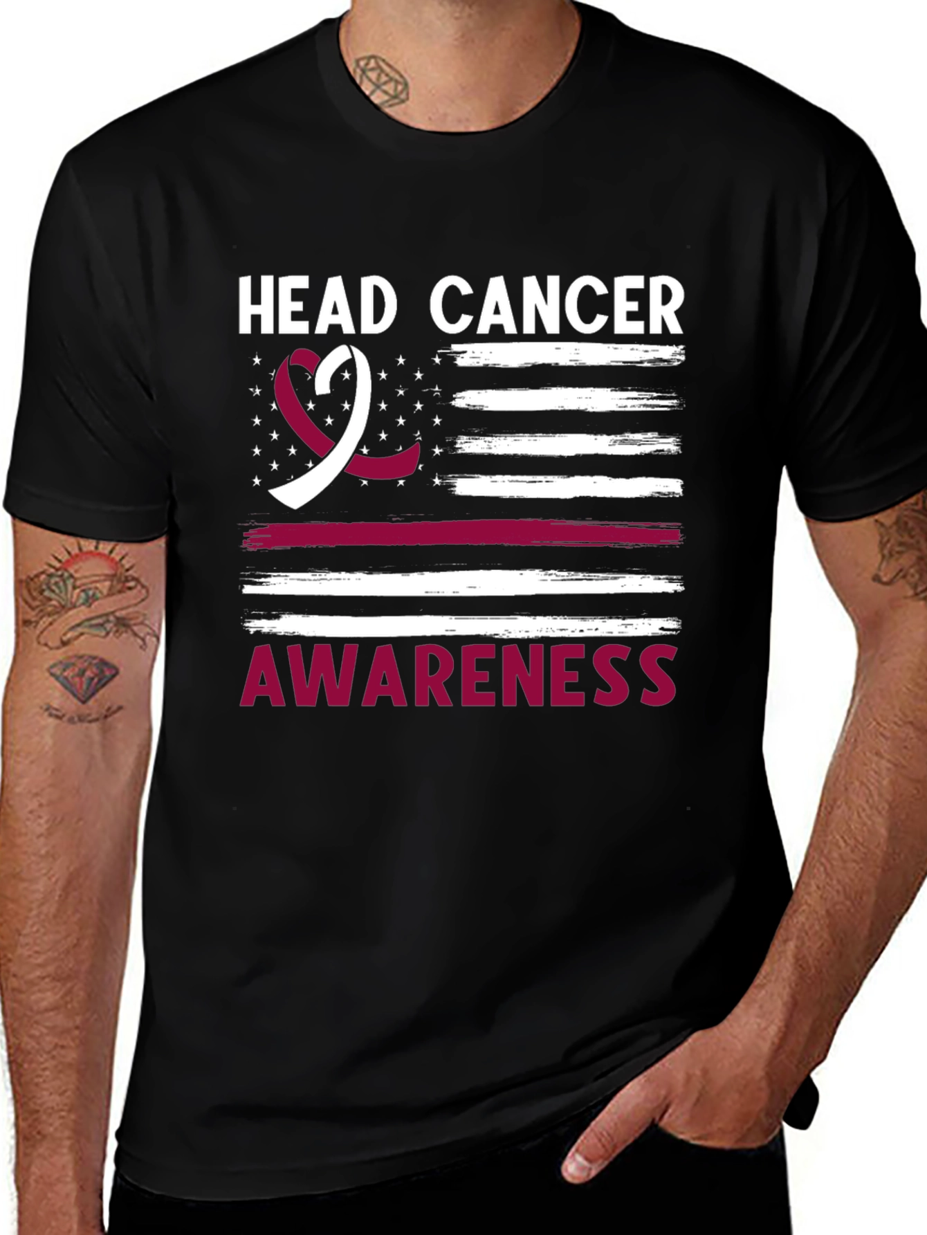 Head Cancer Awareness Tee