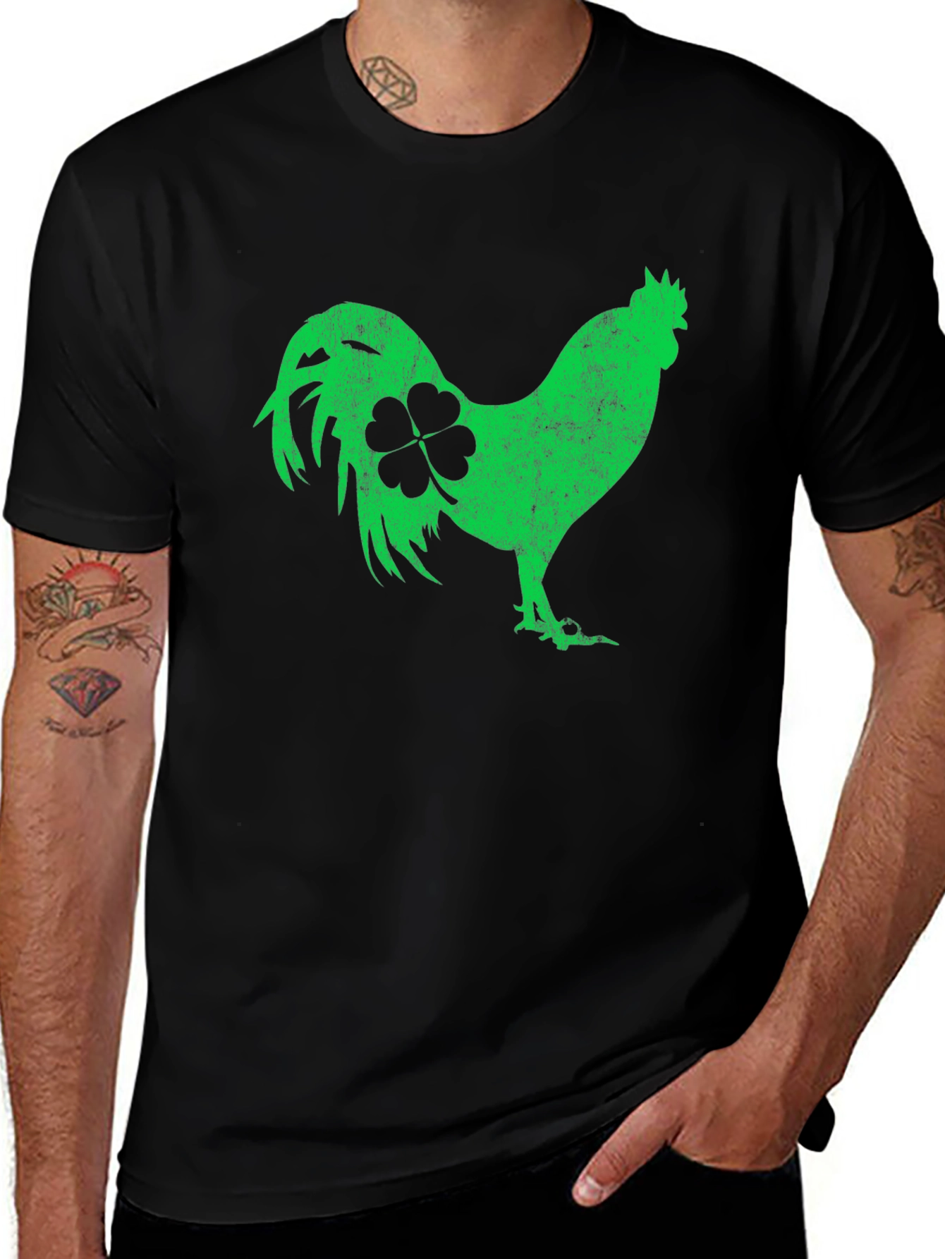 Lucky Rooster St. Patrick's Day T-Shirt
