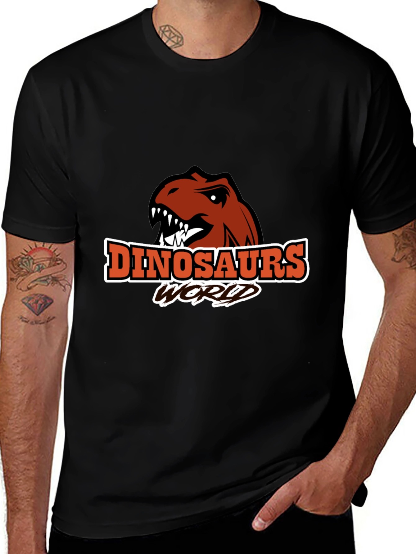 Variant 26 of Dinosaur World Graphic T-Shirt