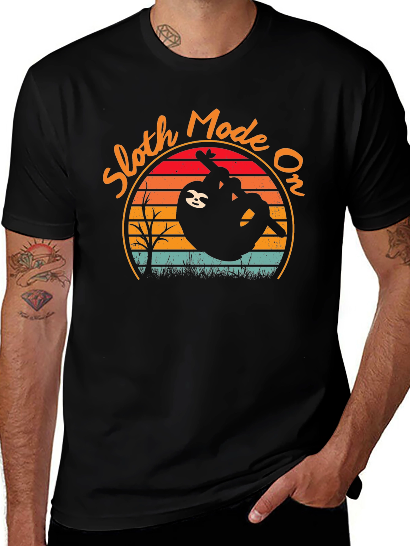 Variant 8 of Sloth Mode On T-Shirt - Relaxed Style