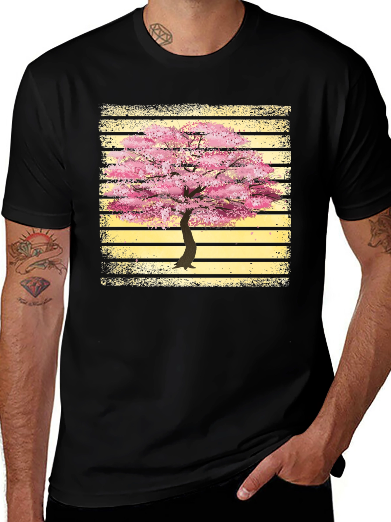 Variant 7 of Sakura Tree Graphic Tee