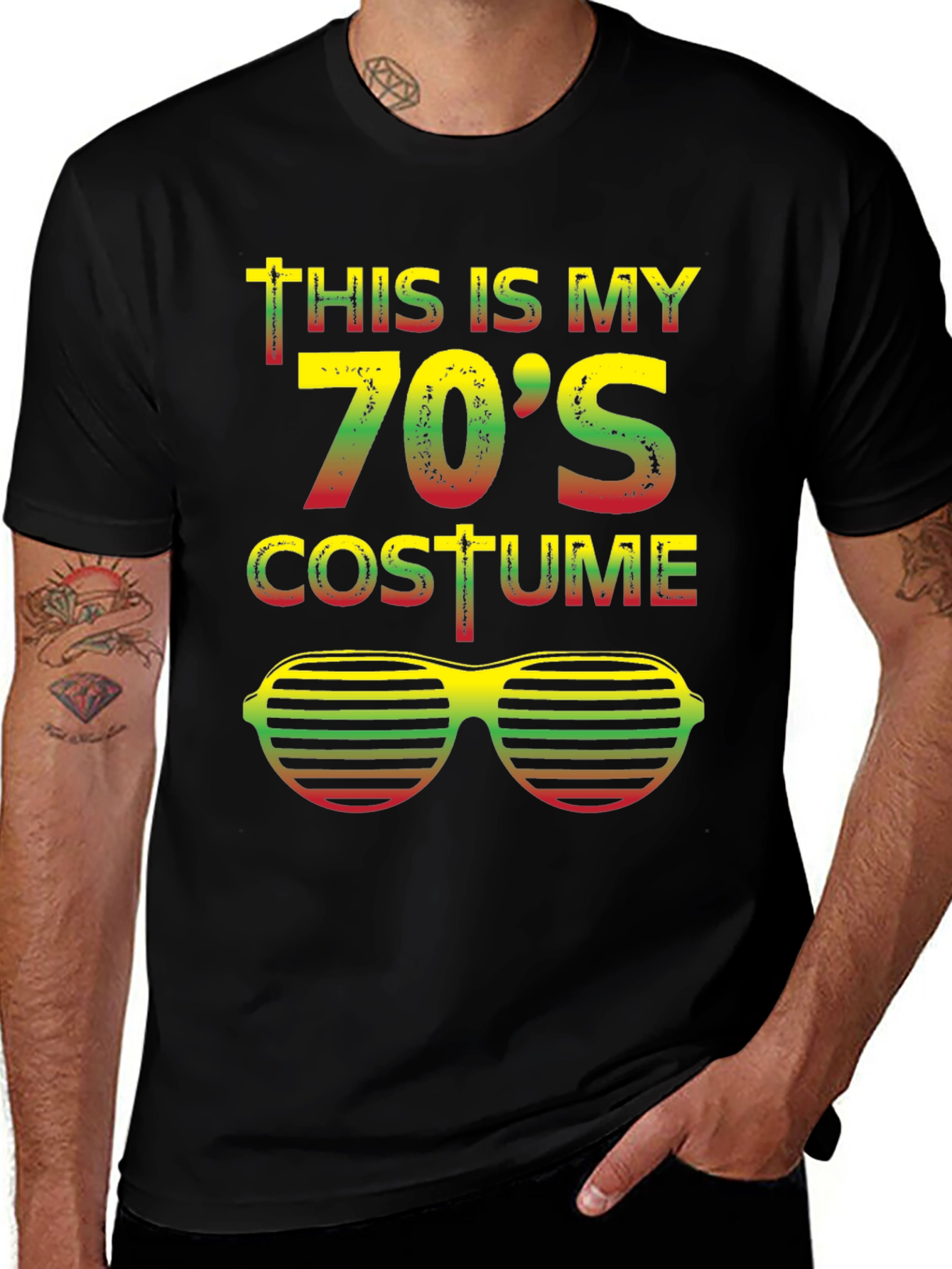 Variant 16 of 70's Costume T-Shirt - Retro Party Tee