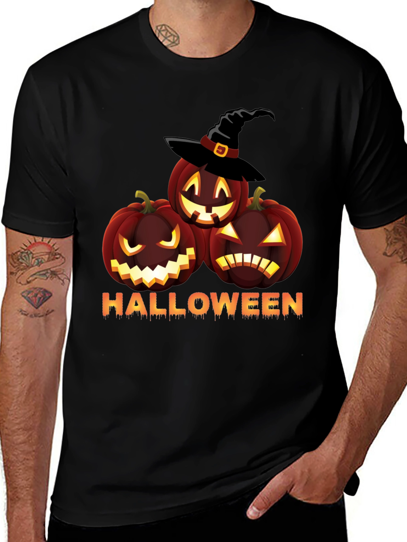 Variant 21 of Halloween Pumpkins T-Shirt