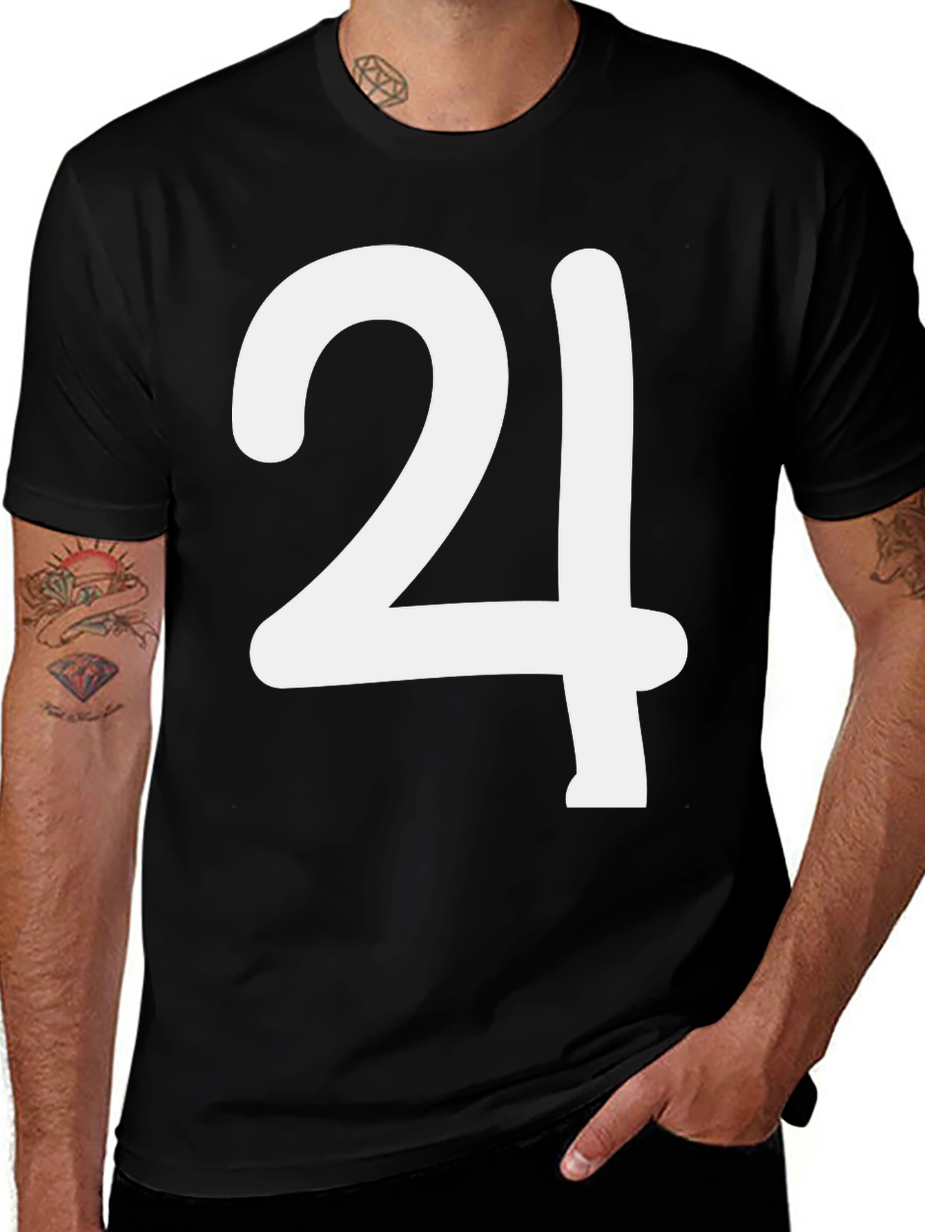 Variant 29 of Number 24 T-Shirt | Casual Unisex Tee