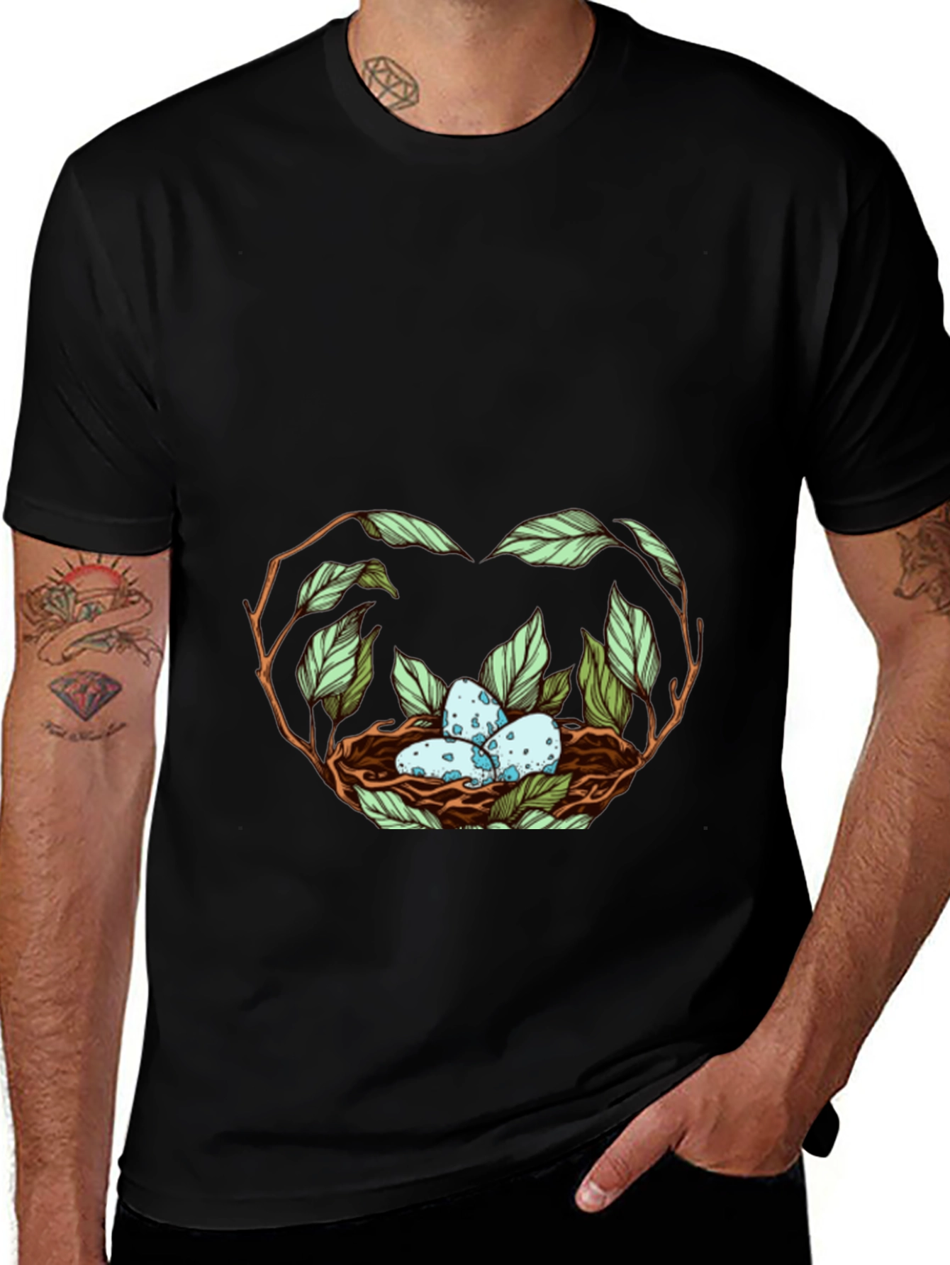Variant 25 of Nature Nest Egg T-Shirt | Stylish Graphic Tee