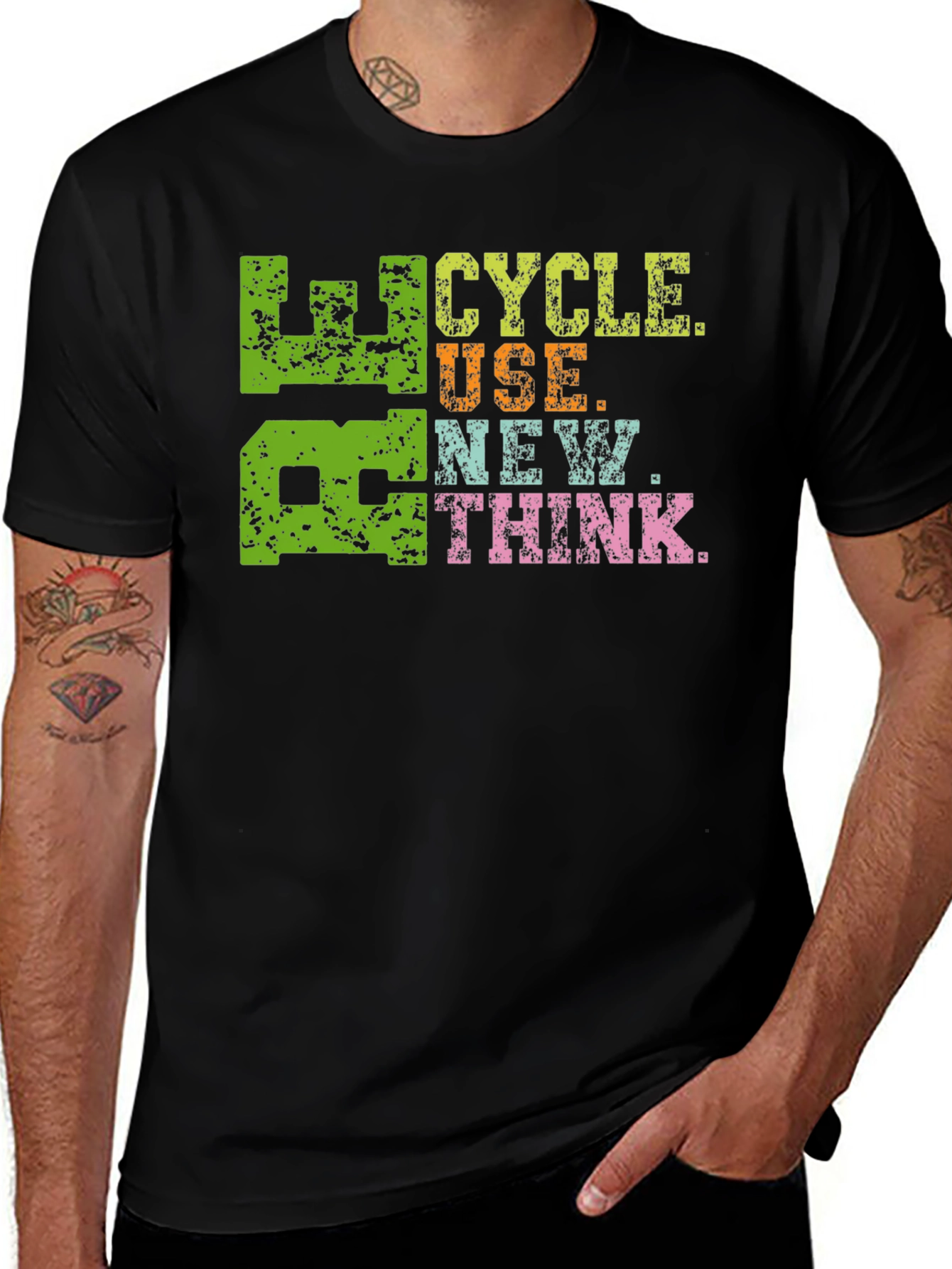 Variant 13 of Recycle Reuse New Think T-Shirt