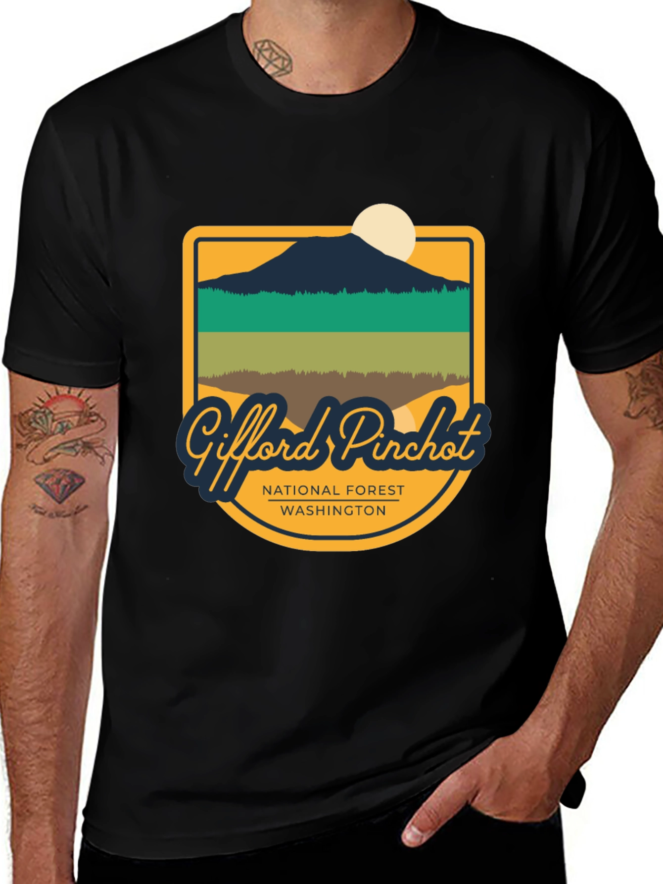 Gifford Pinchot National Forest Graphic T-Shirt