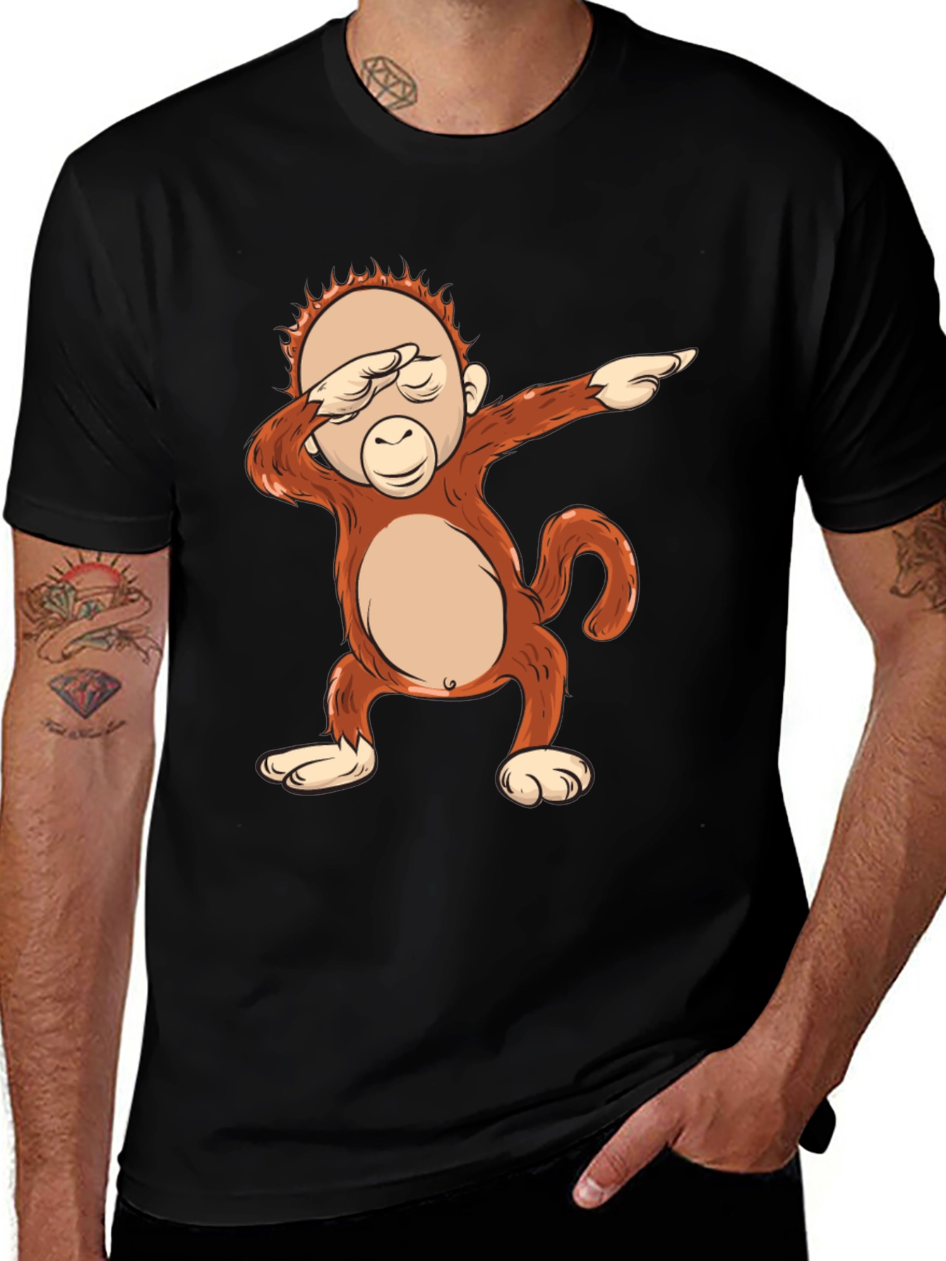 Variant 9 of Dabbing Orangutan T-Shirt