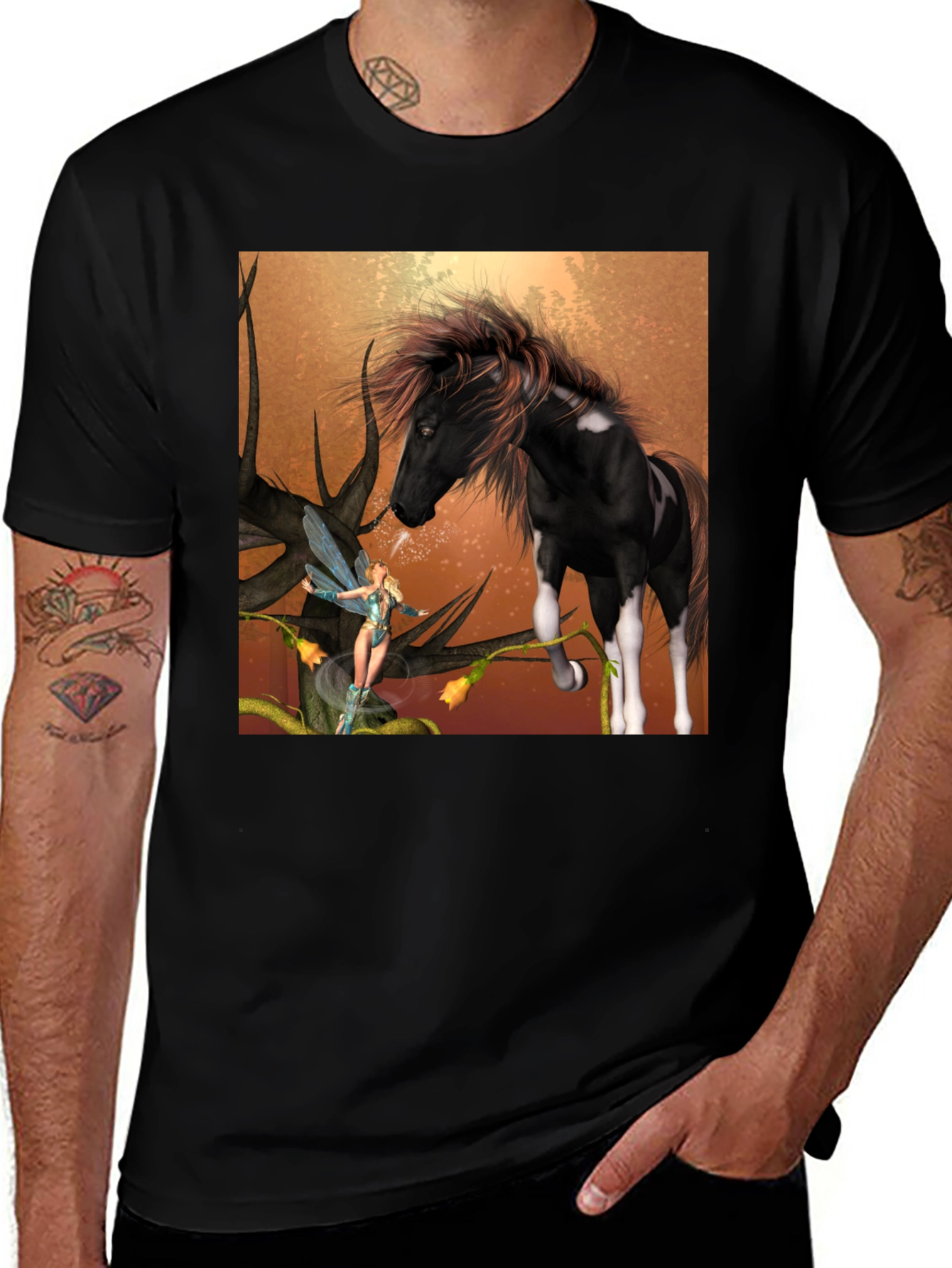 Variant 27 of Fairy Horse Fantasy T-Shirt
