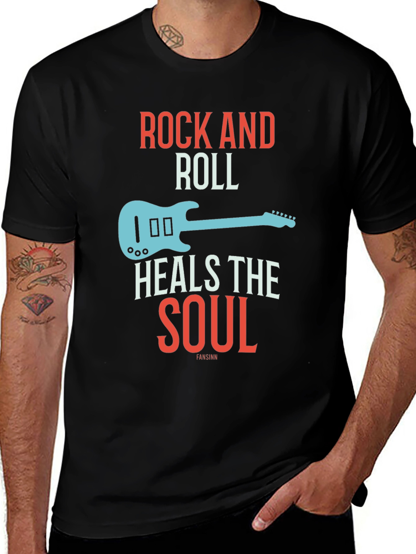 Rock and Roll Heals Soul Graphic Tee