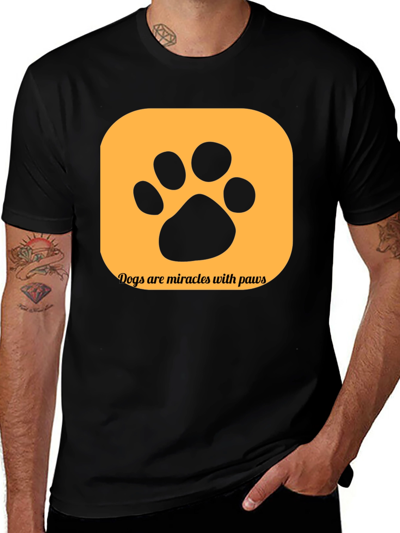 Variant 9 of Dogs are Miracles with Paws T-Shirt