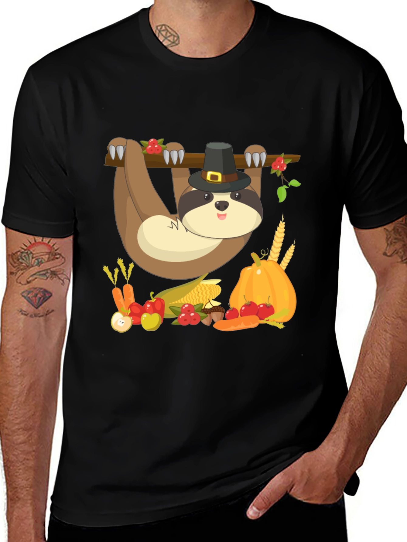 Thanksgiving Sloth T-Shirt