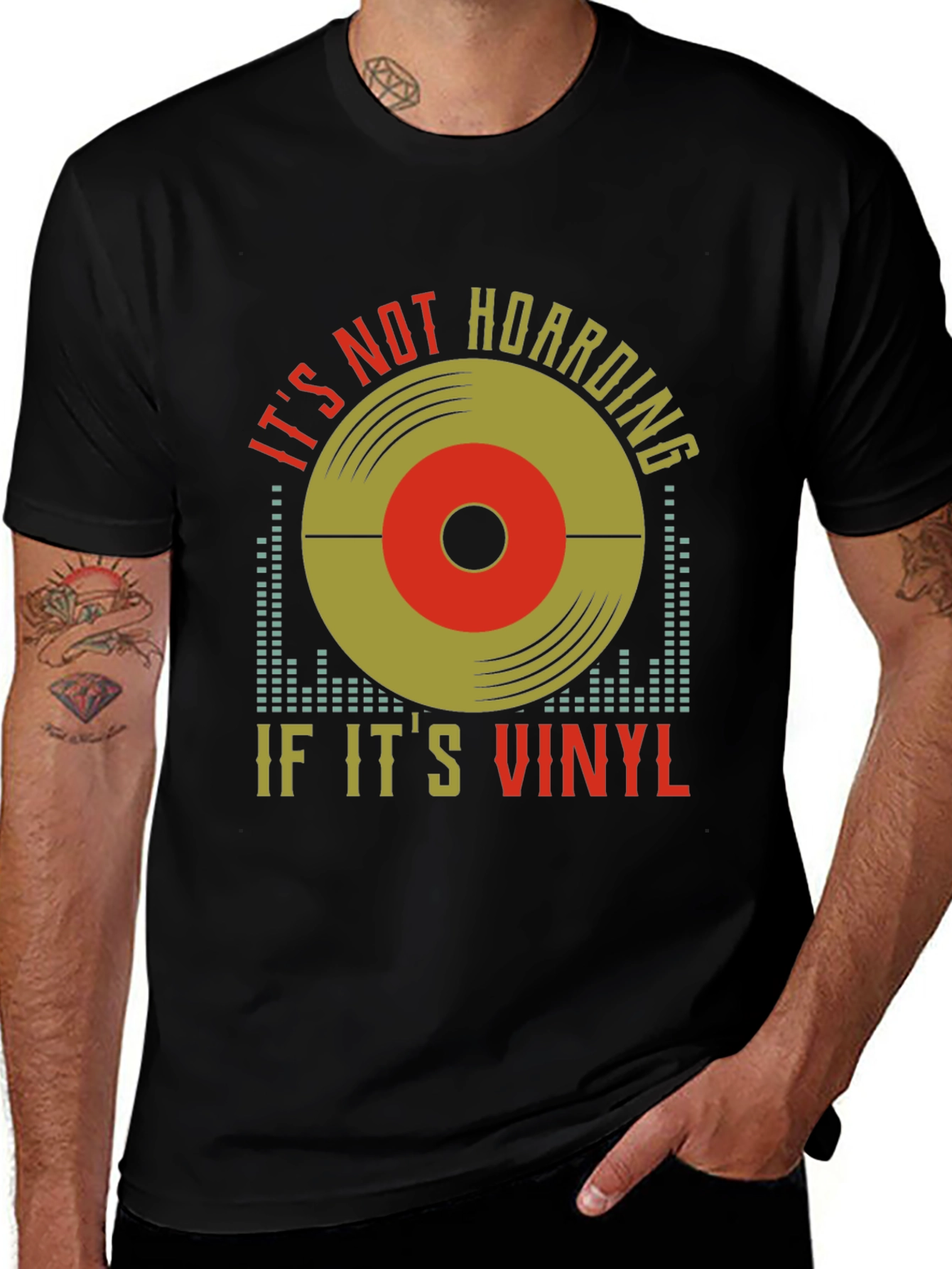Variant 14 of Vinyl Record Collector T-Shirt - "It's Not Hoarding"