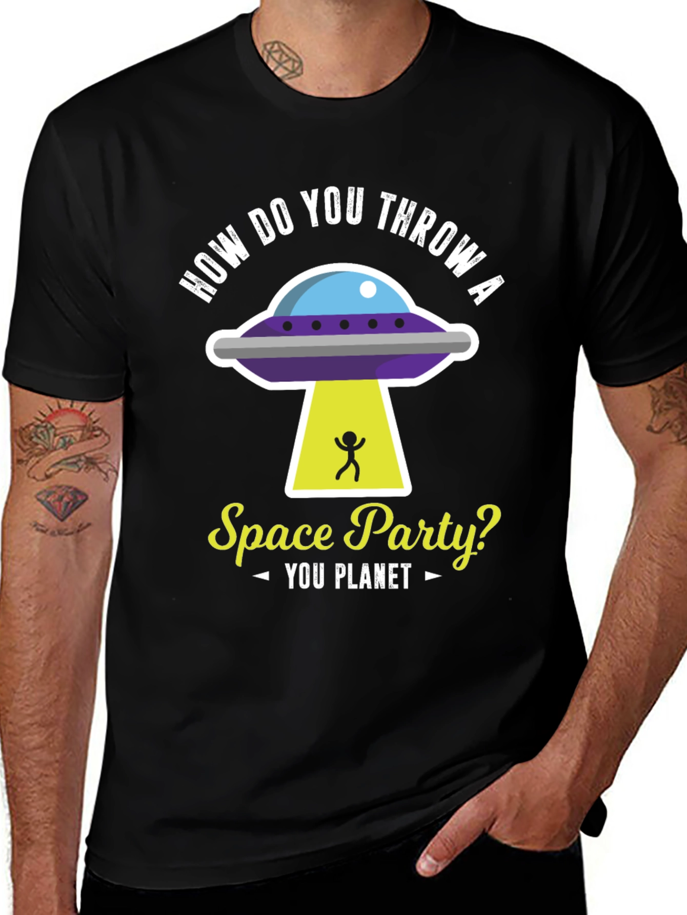 Variant 24 of Space Party UFO T-Shirt
