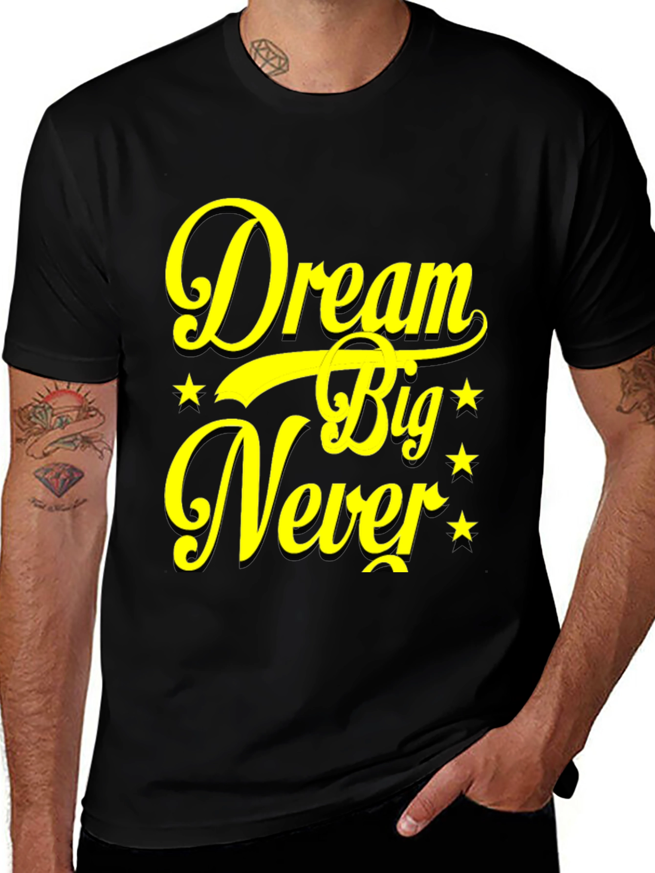 Variant 18 of Dream Big Never Settle Graphic Tee