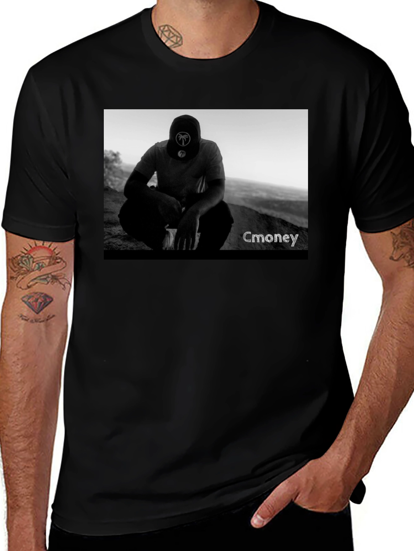 Variant 13 of Cmoney Black T-Shirt - Casual Style