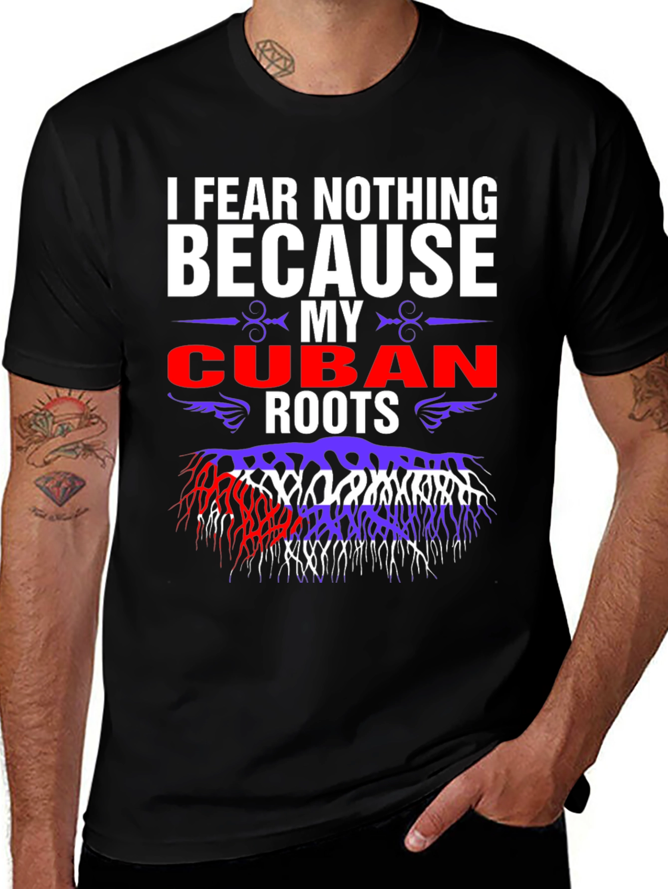 Cuban Roots T-Shirt: I Fear Nothing
