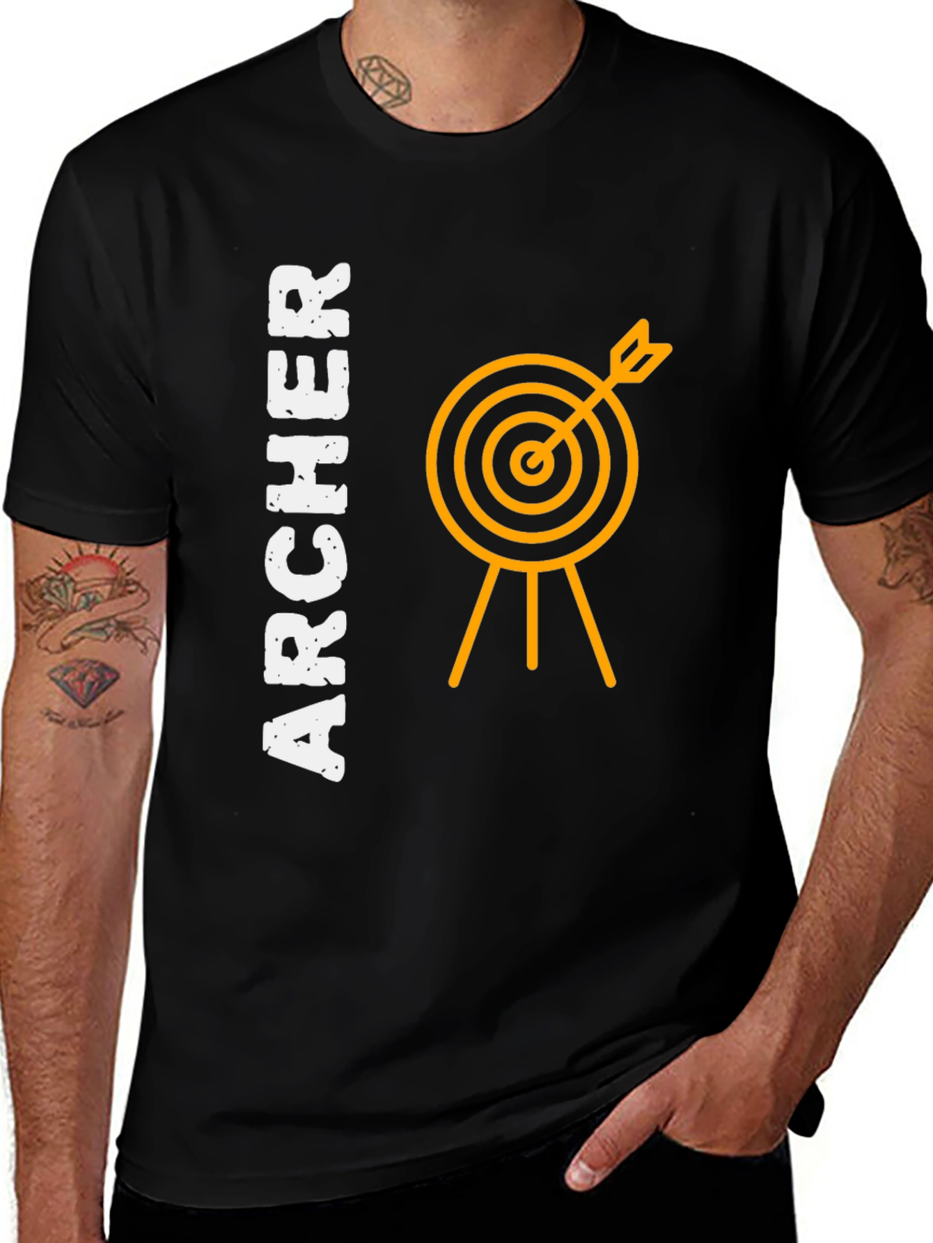 Variant 15 of Archer Graphic Tee - Target Practice Shirt