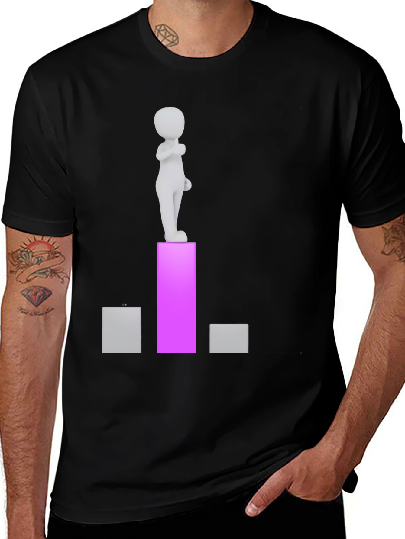 Variant 17 of Triumph Tee - Podium Pose Graphic T-Shirt