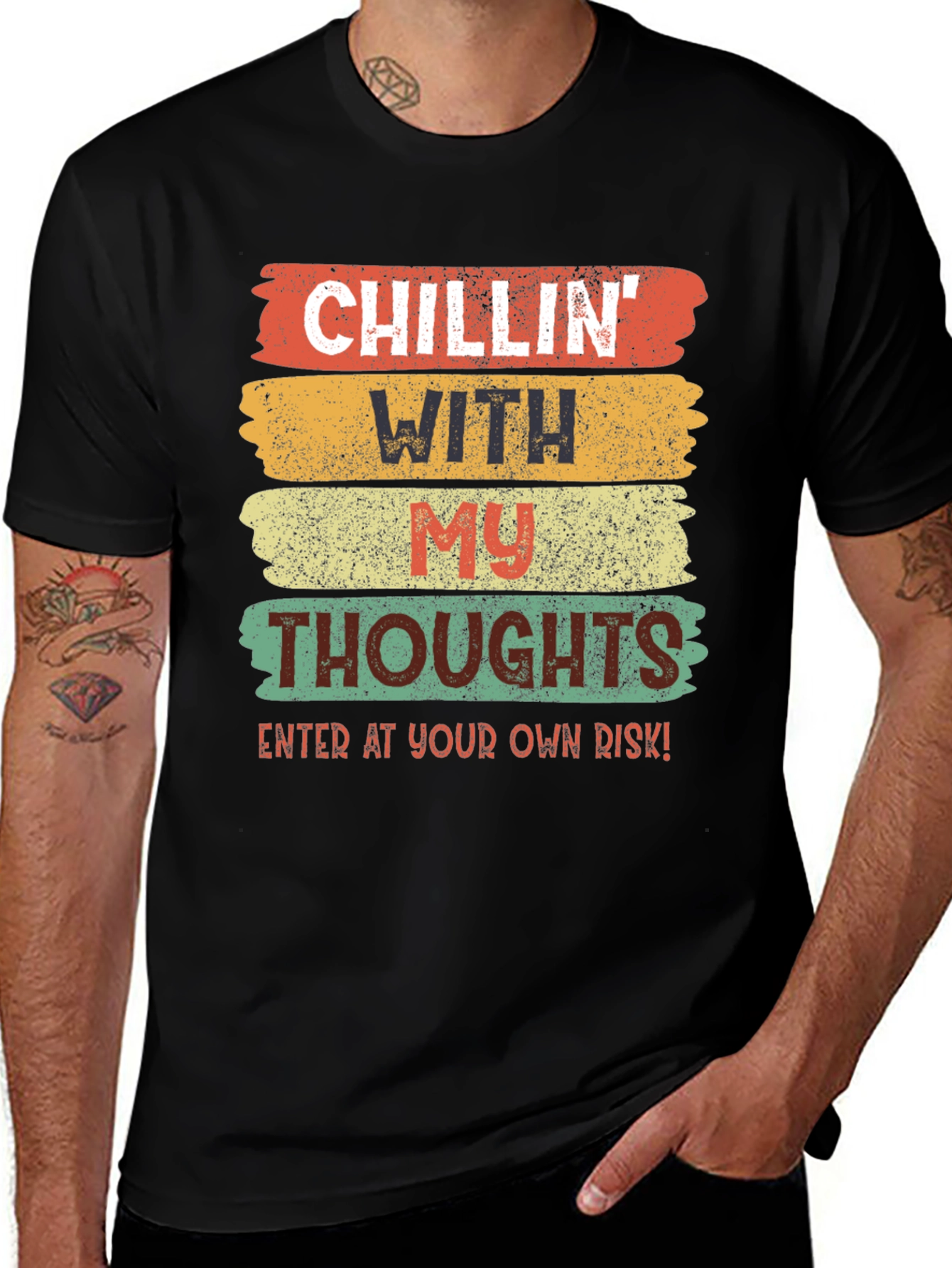 Variant 20 of Chillin' With My Thoughts Graphic Tee