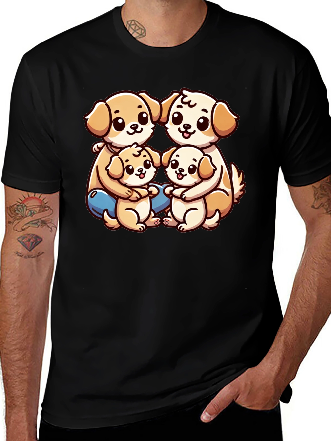 Variant 21 of Puppy Love Graphic T-Shirt