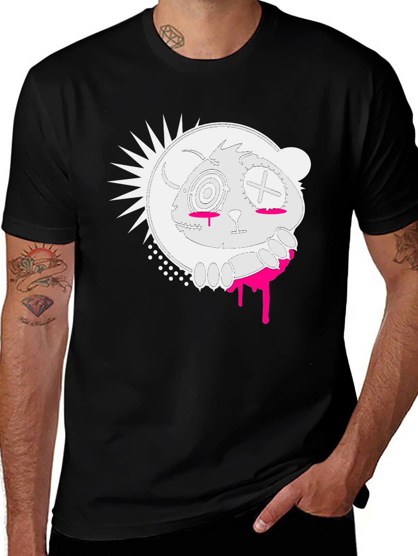 Variant 28 of Graphic Tee - Cartoon Bear Drip