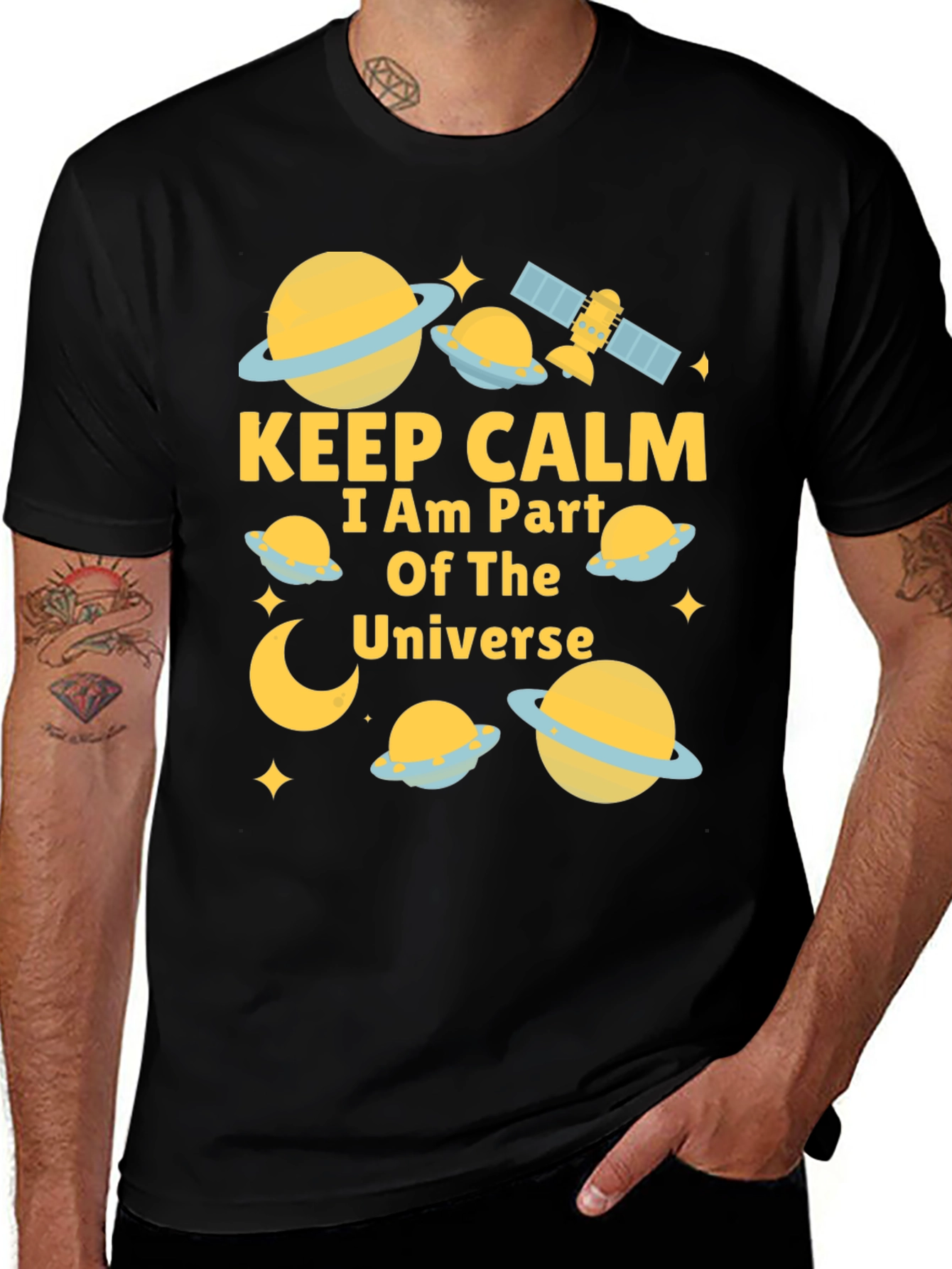Cosmic Keep Calm Universe T-Shirt